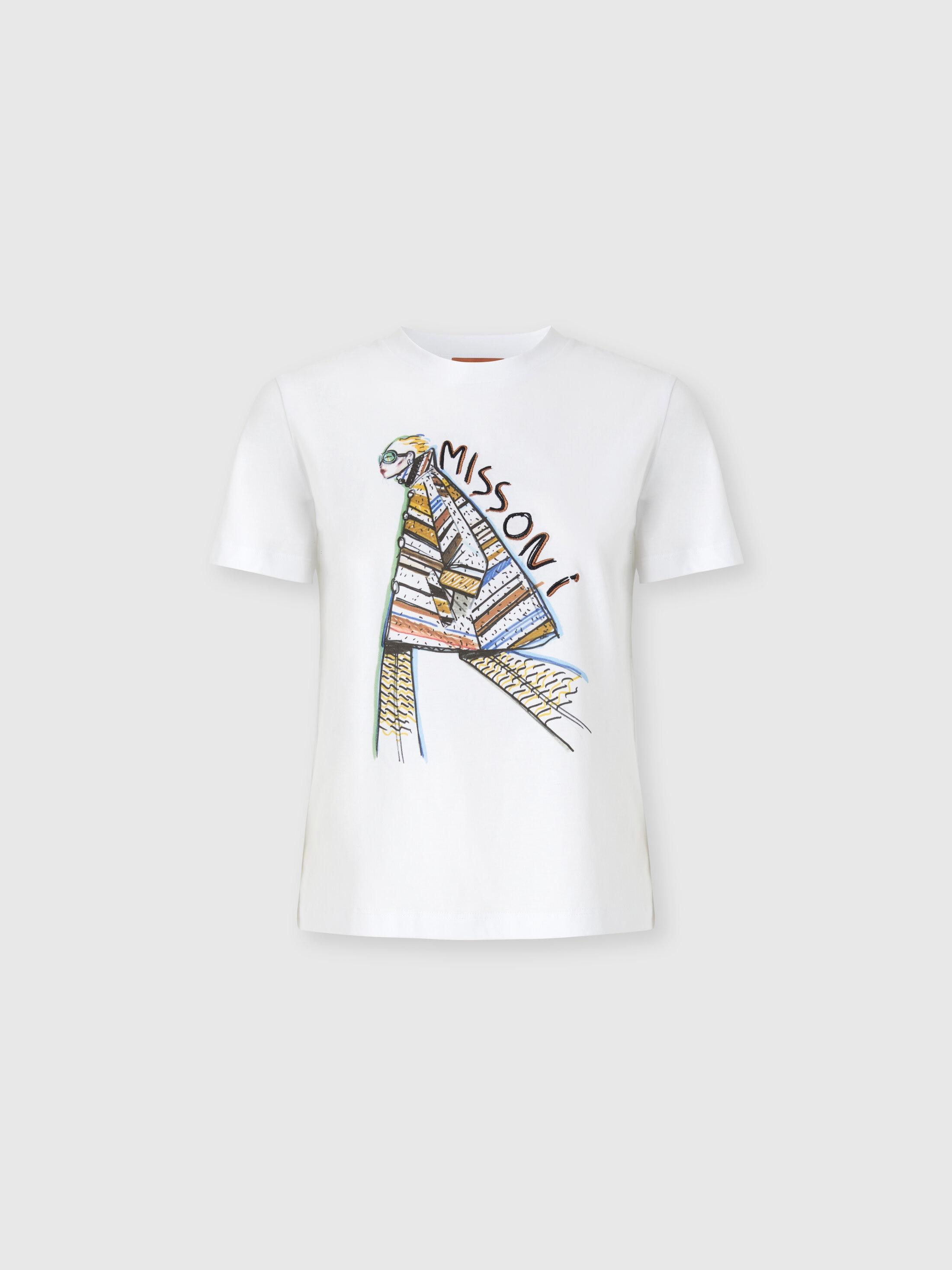 Tシャツ・カットソー MISSONI TOP (US24WL0ABJ00E5 SM9DE) 本日ポイント4倍！】 ミッソーニ MISSONI Tシャツ メンズ T
