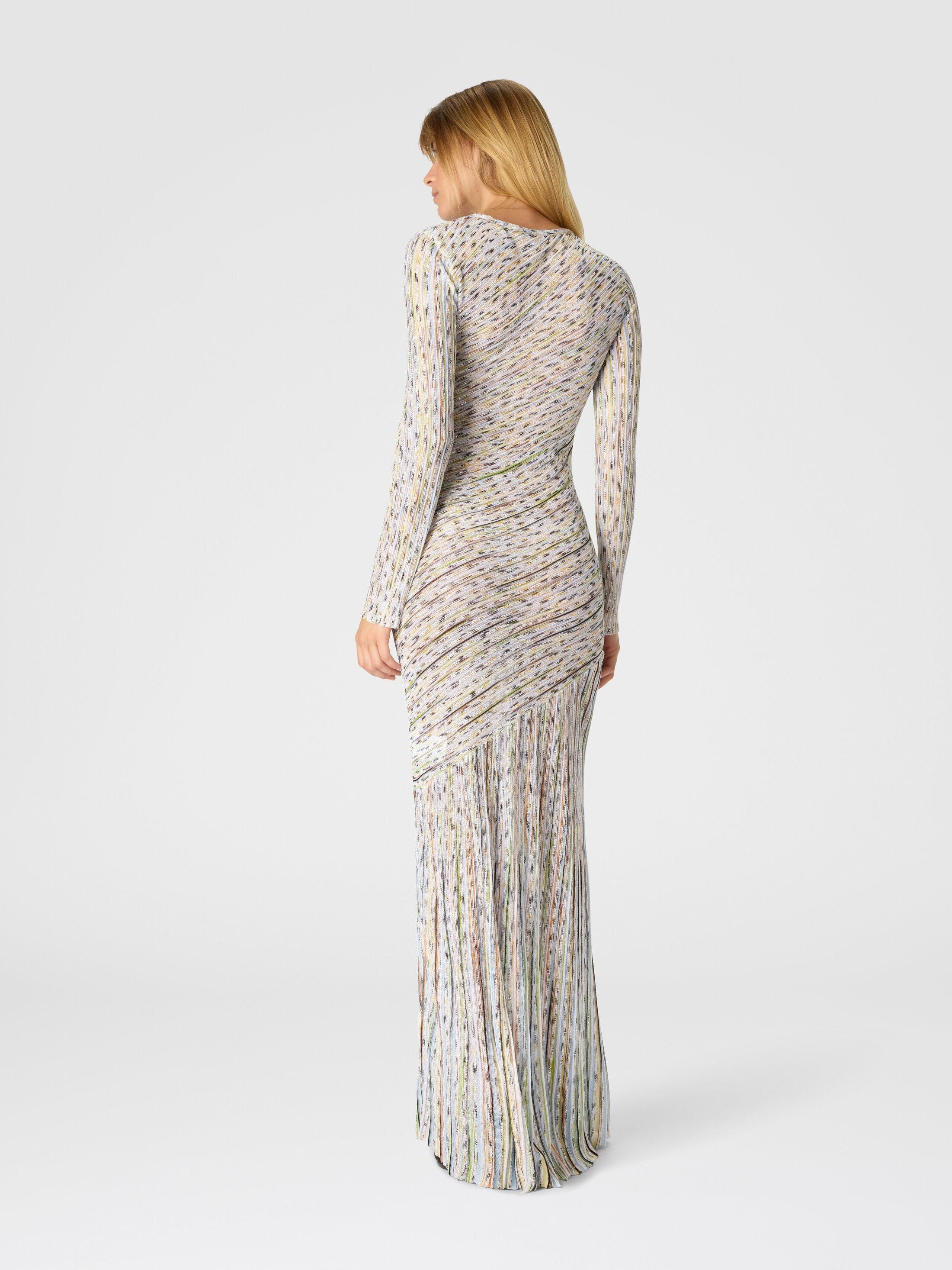 m missoni lurex maxi dress M Missoni Black & Multicolored Striped Lurex Knit Maxi Dress M M Missoni