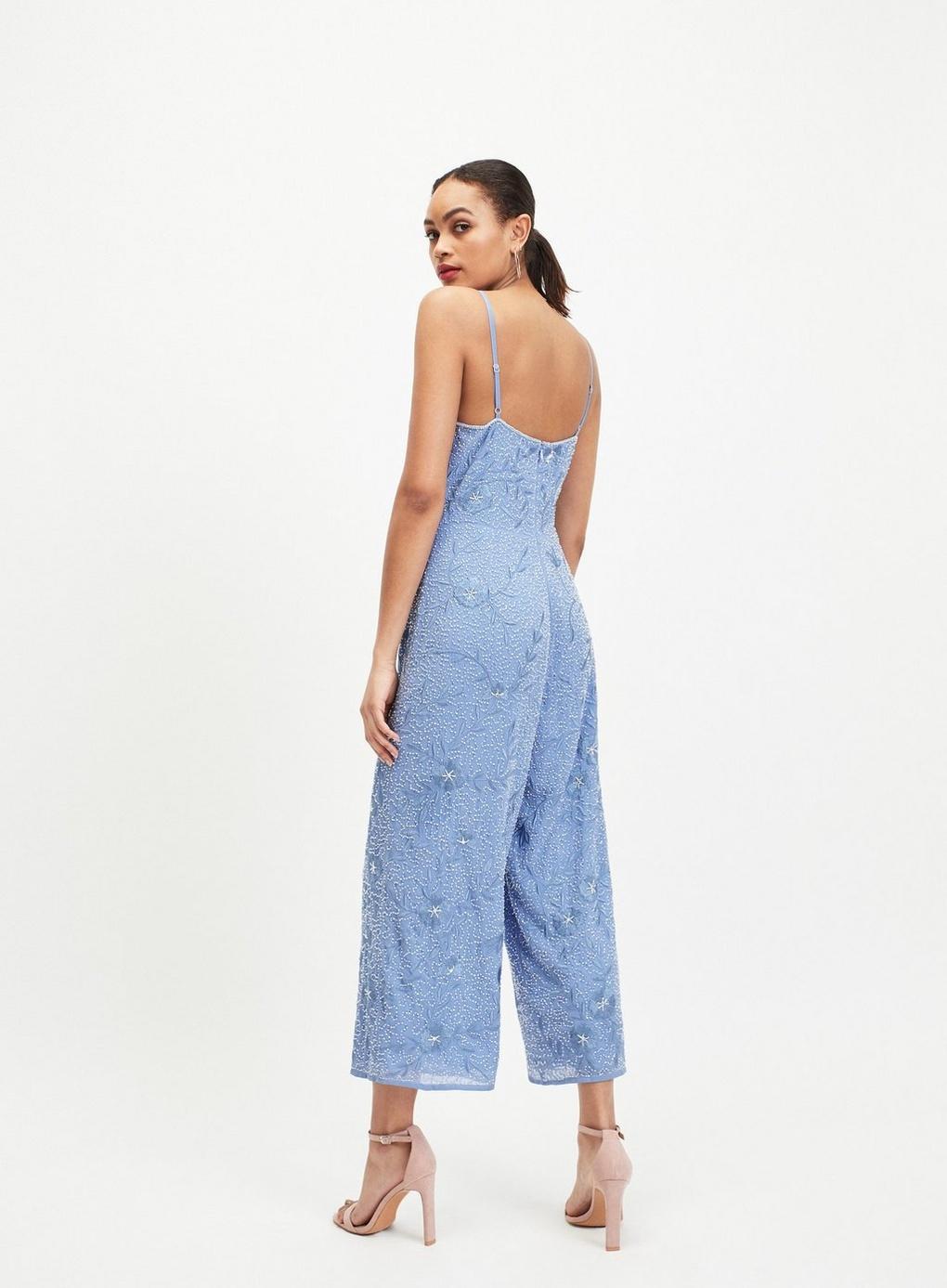 miss selfridge embellished jumpsuit