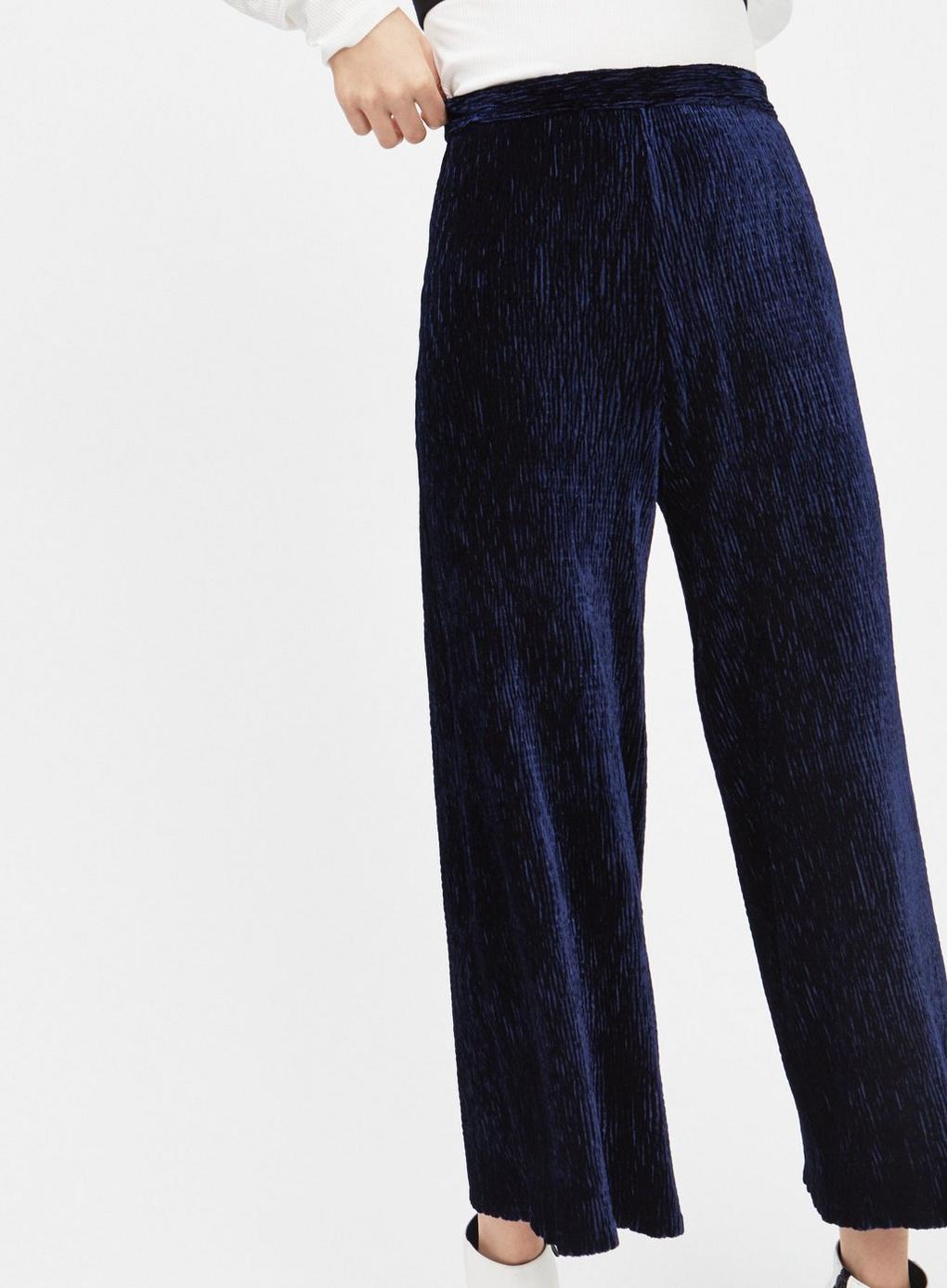 miss selfridge velvet trousers