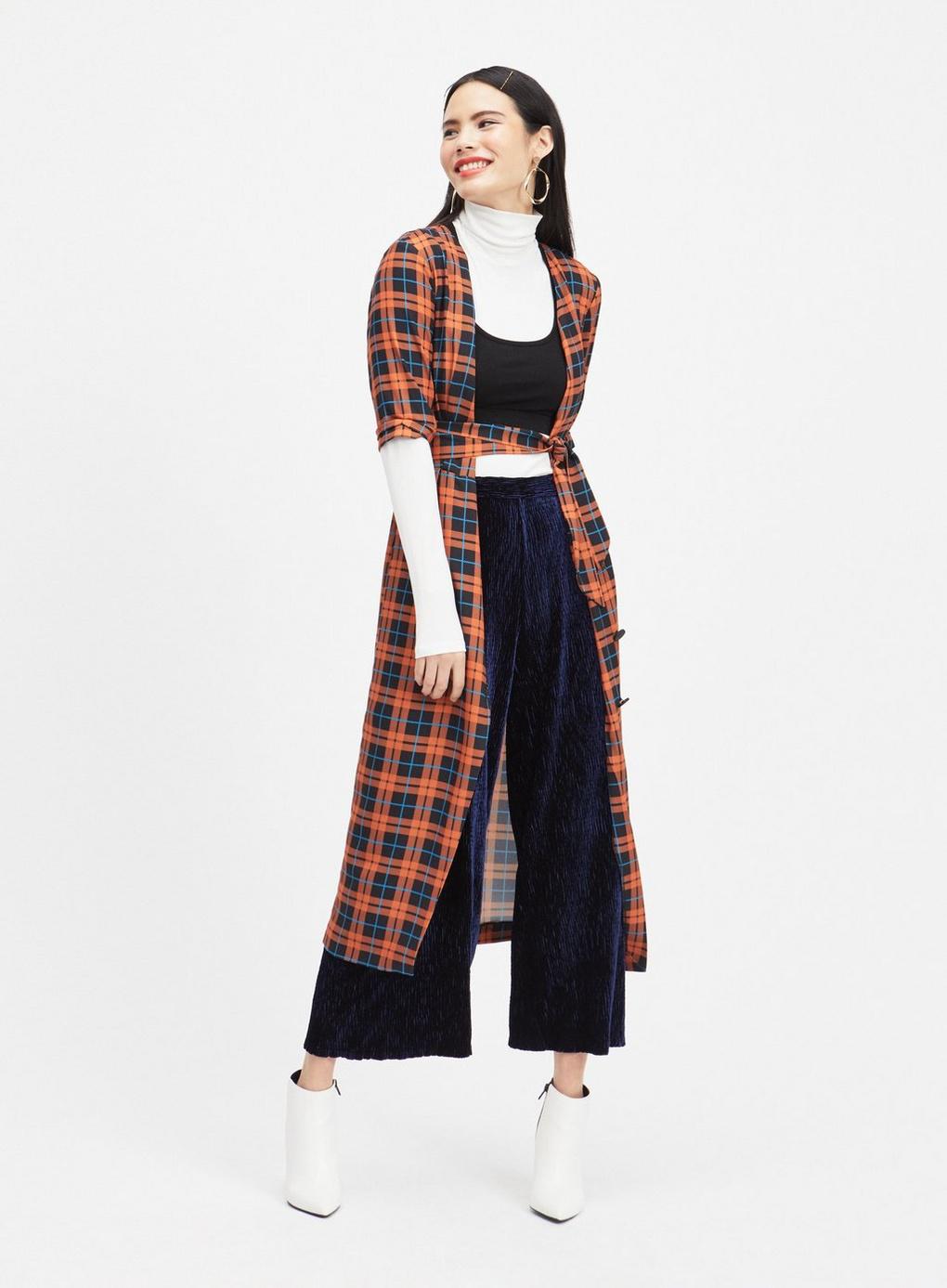 miss selfridge velvet trousers