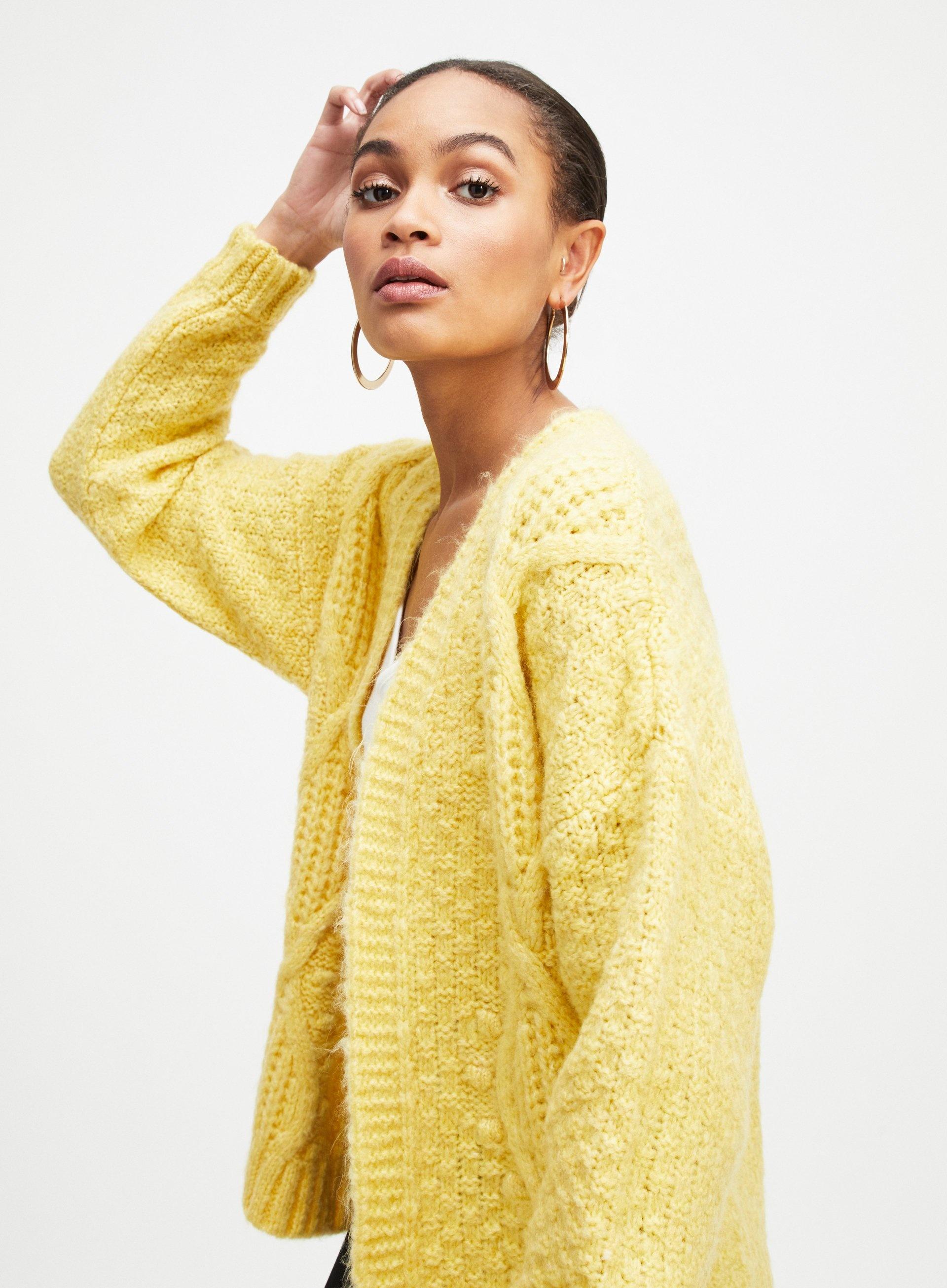 miss selfridge cable cardigan
