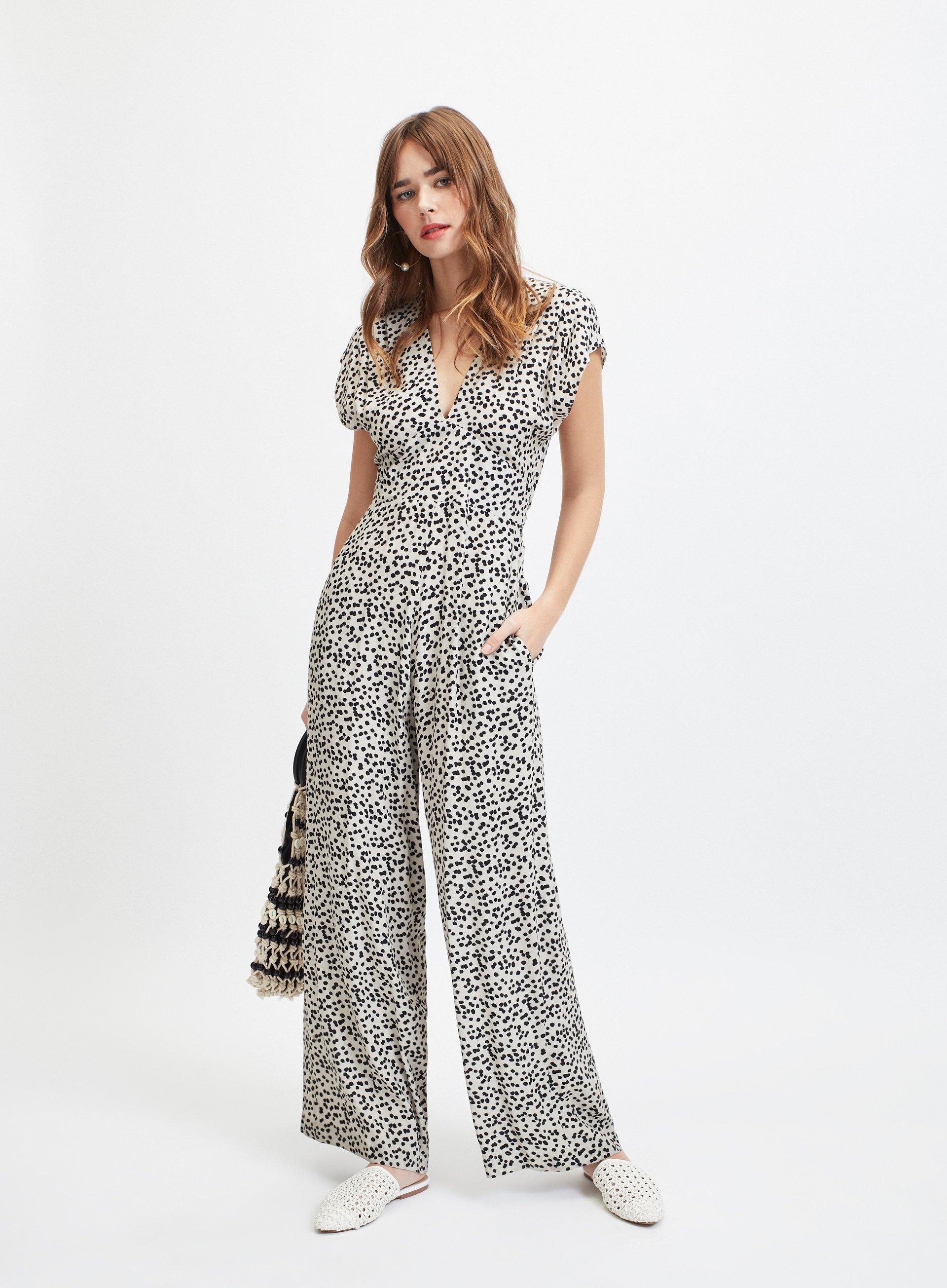 dalmatian print jumpsuit