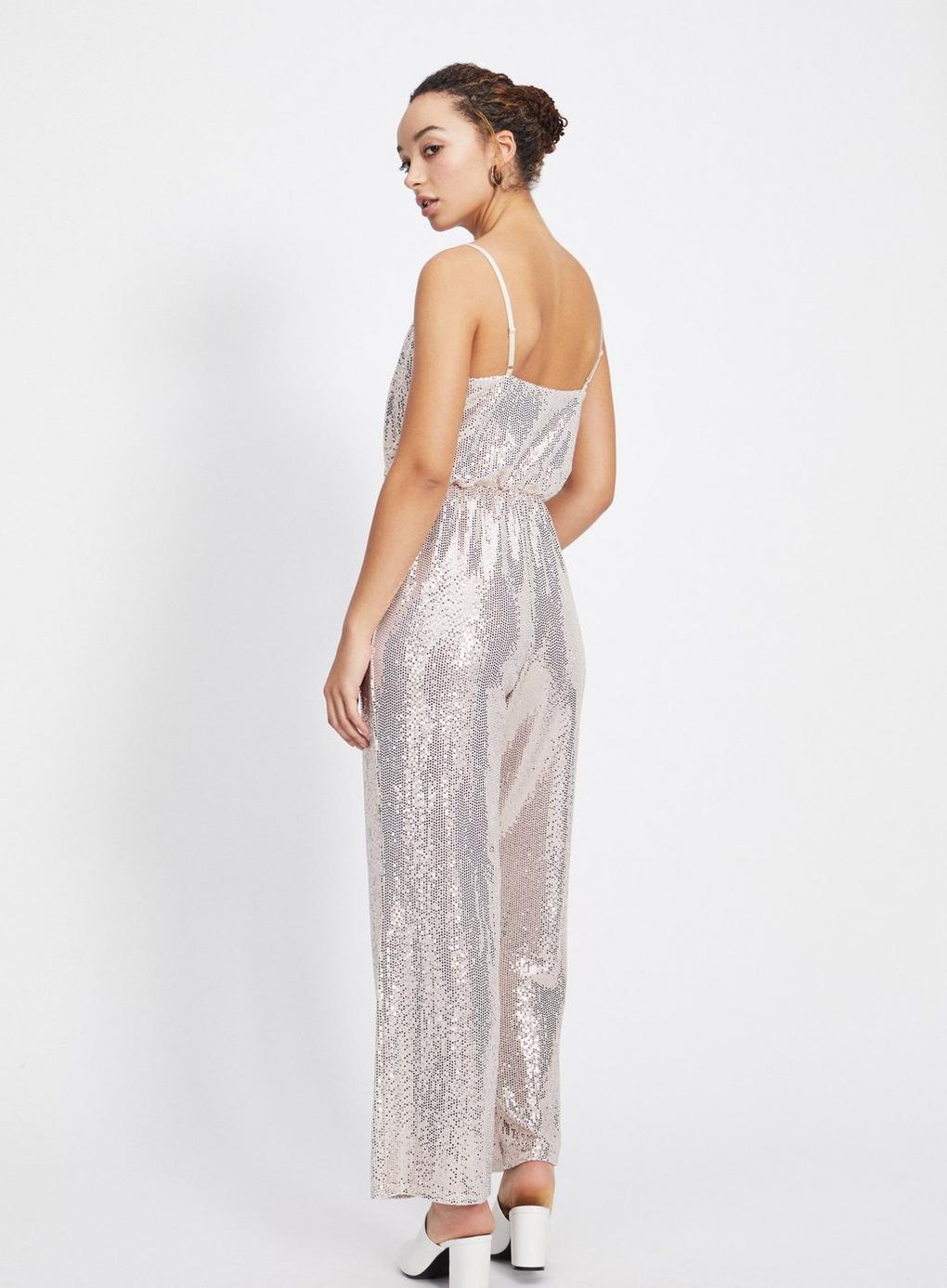 petite gold jumpsuit