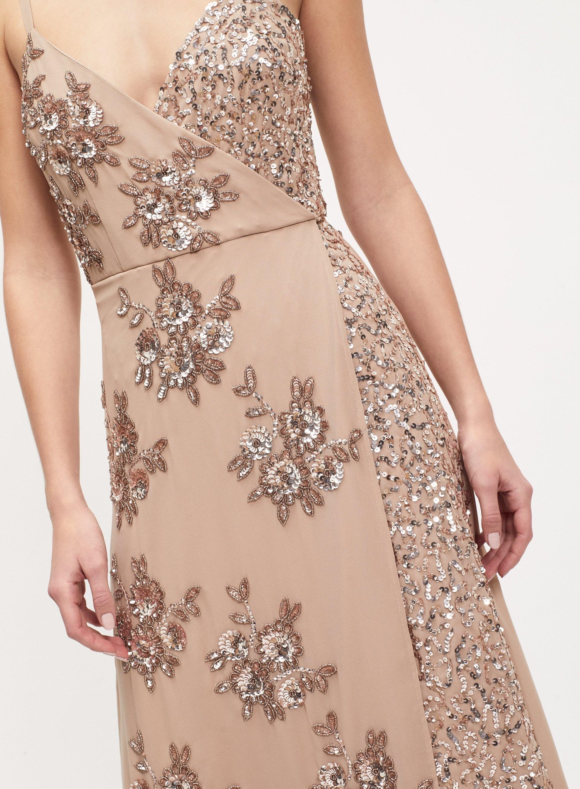 maya deluxe embellished maxi dress