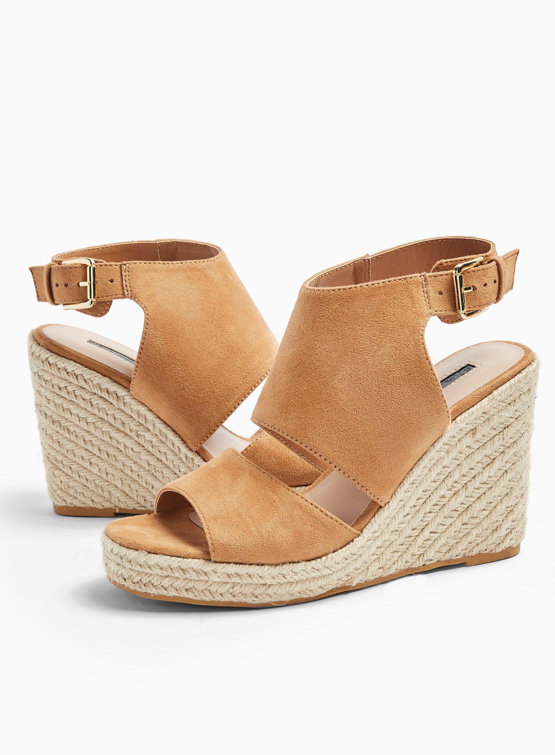 miss selfridge wedge sandals
