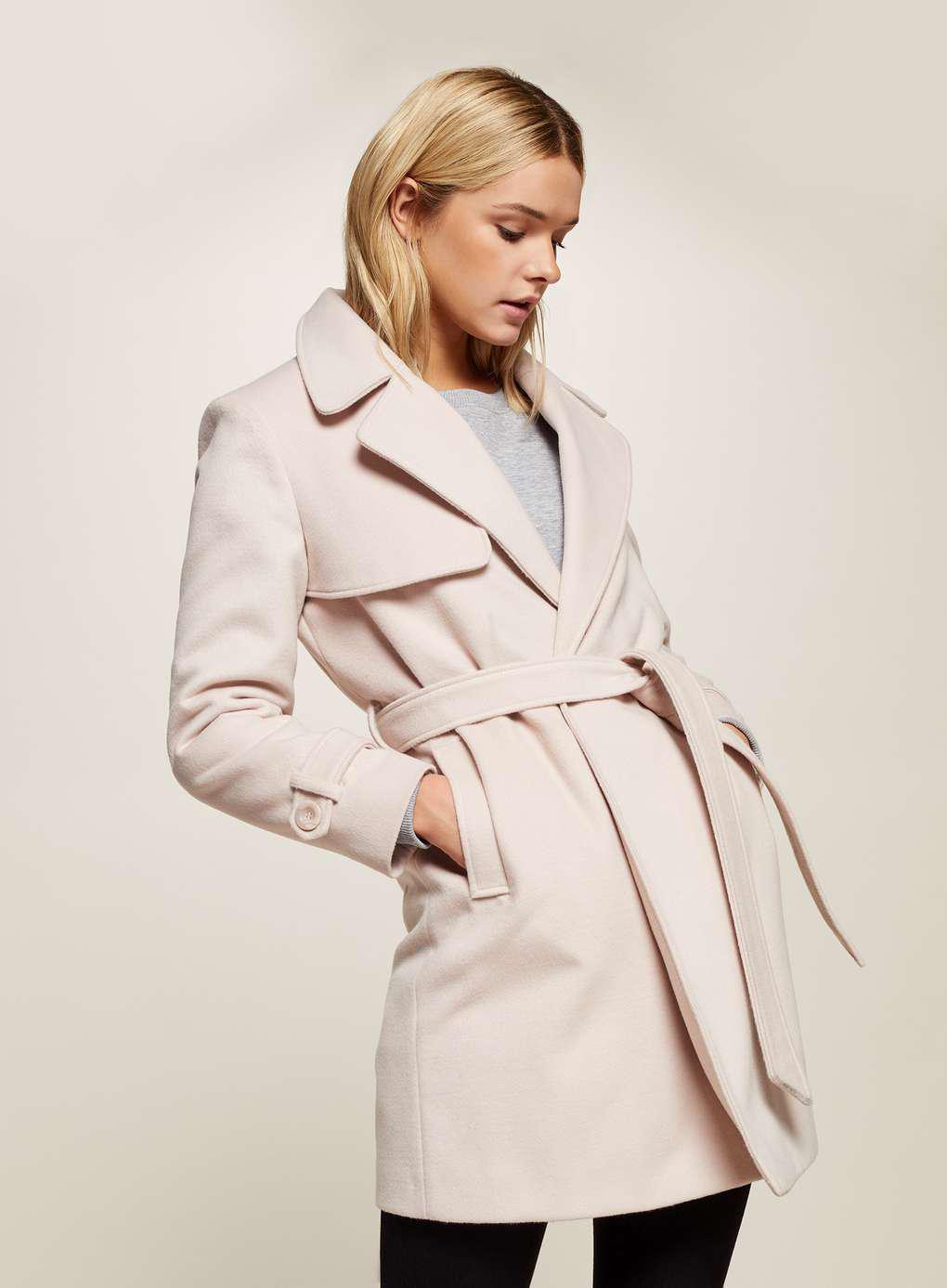 miss selfridge petite wrap coat