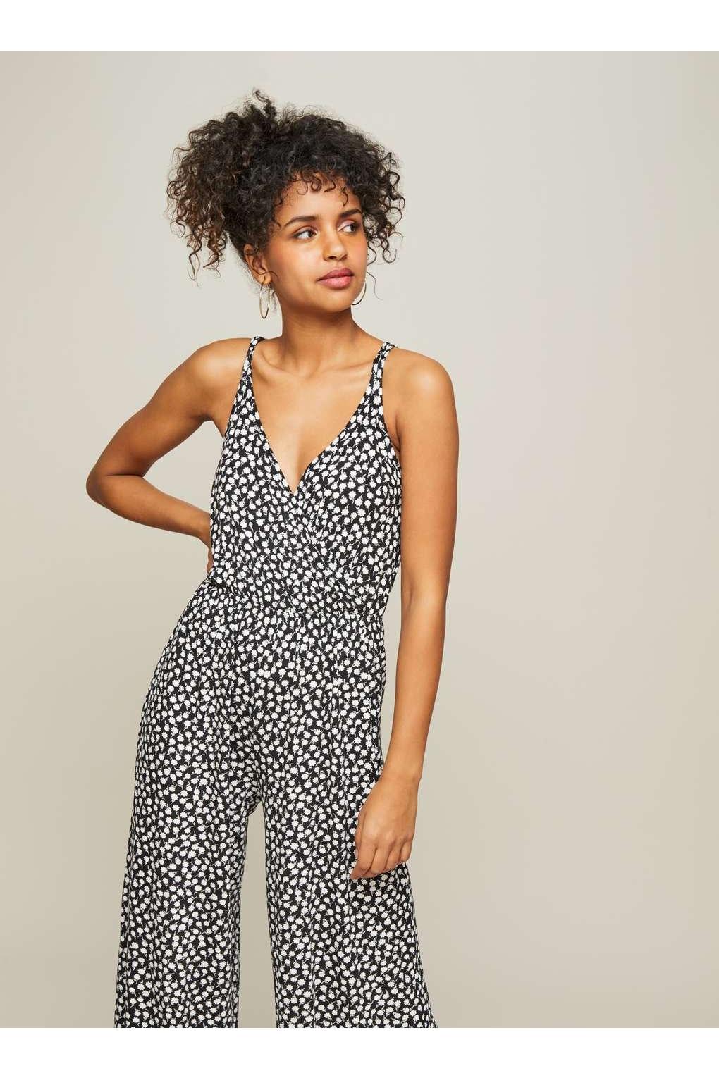 miss selfridge ditsy jumpsuit