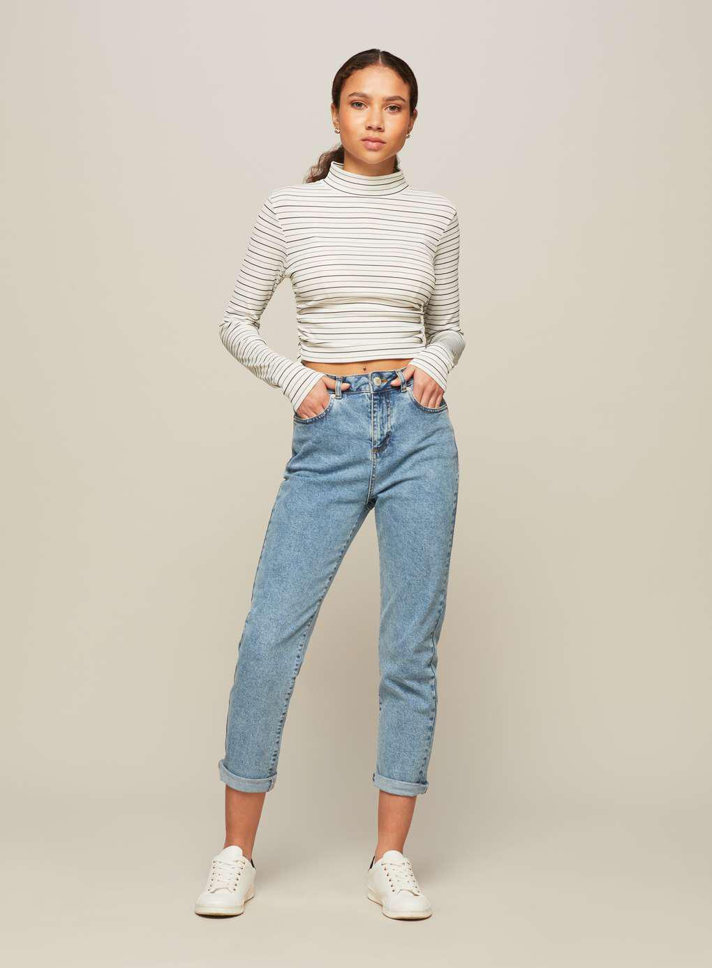 miss selfridge petite mom jeans