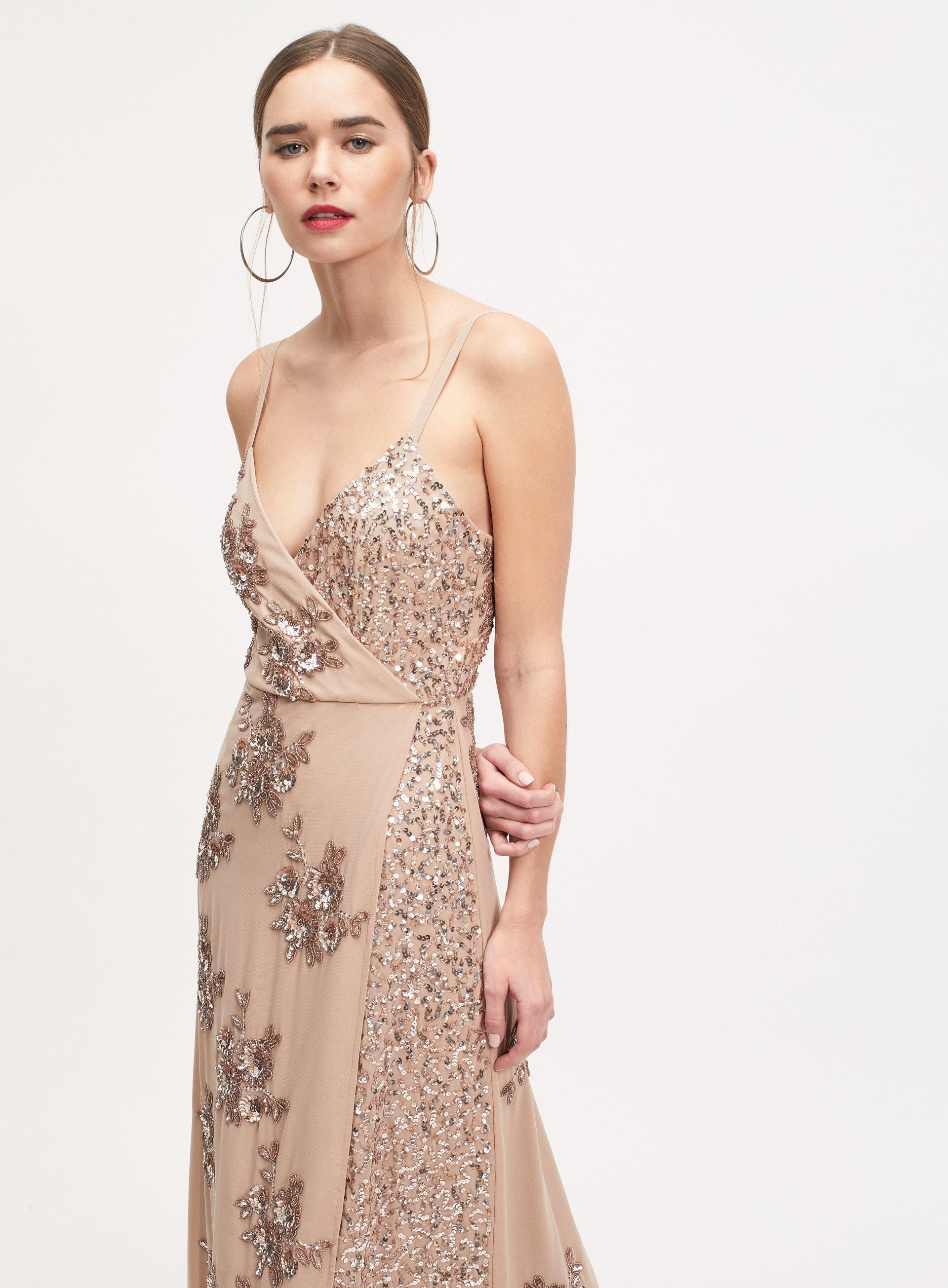 maya deluxe embellished maxi dress