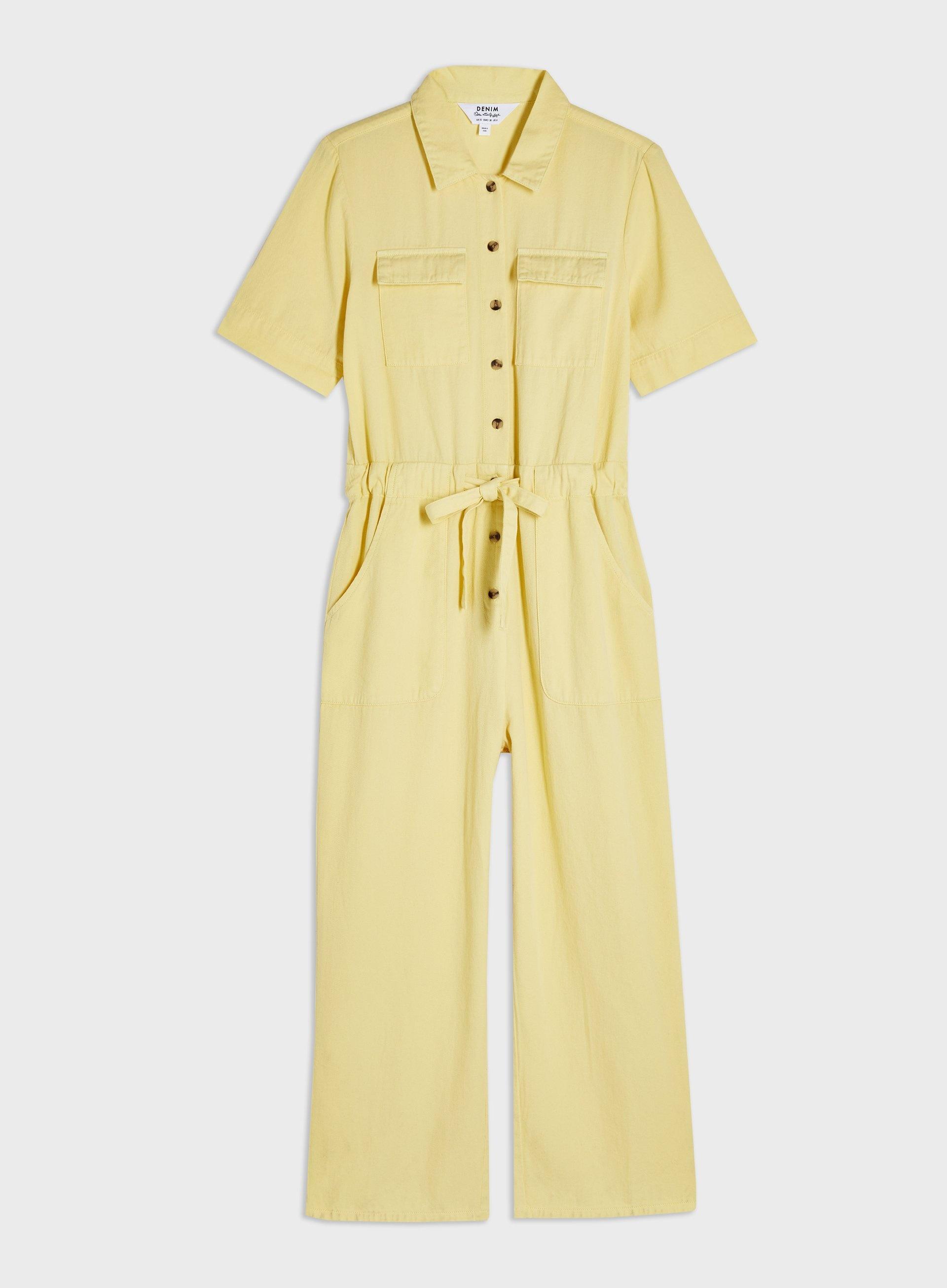 pale yellow jumpsuit