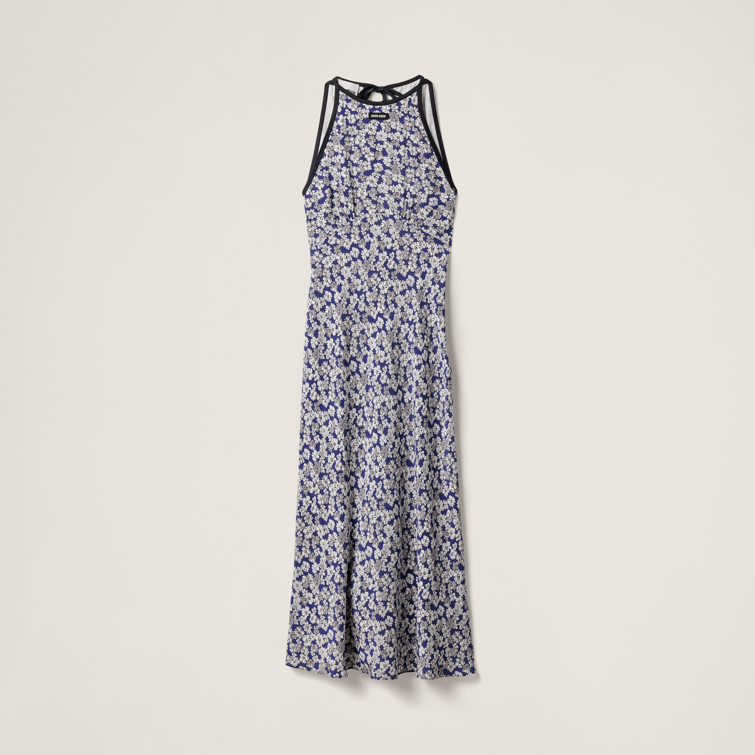 MiuMiu＊Printed crepe de chine dress シルクドレス＊送料込 Silk crepe de chine dress | Max Mara
