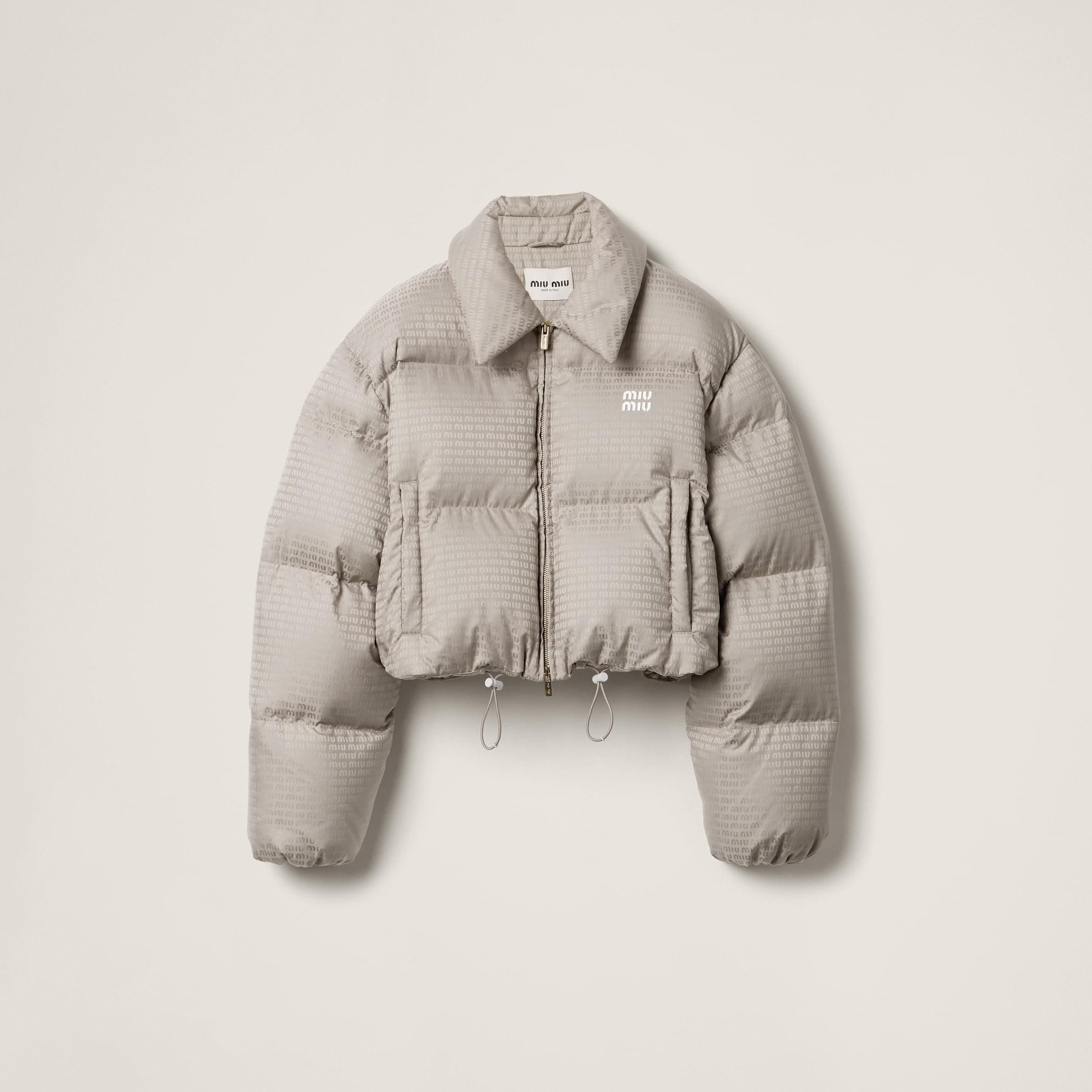 Miu Miu Jacket in Gray | Lyst Miu Miu Jacket in Gray | Lyst