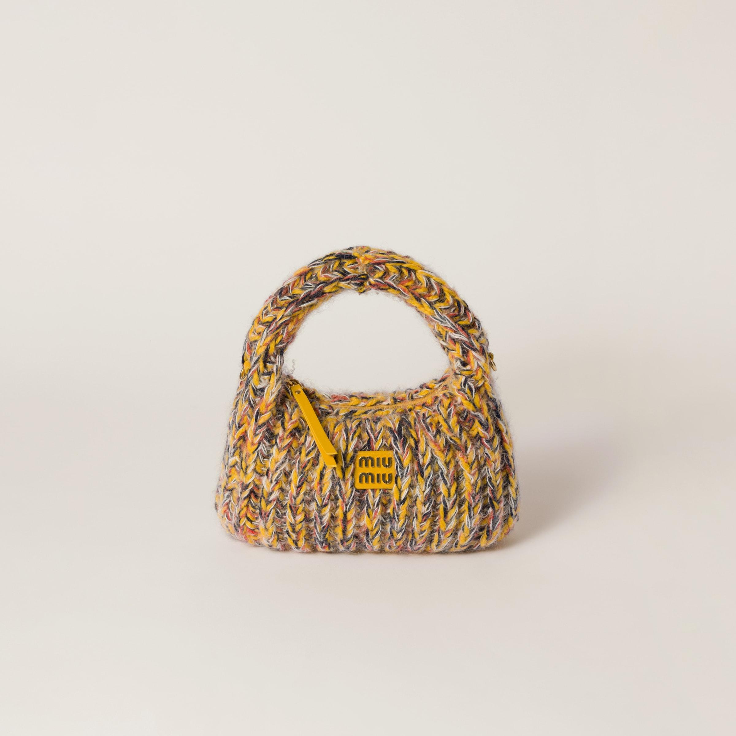 バッグ MIU MIU Wool Bag archive MIU MIU wool body bag | NOIR ONLINE