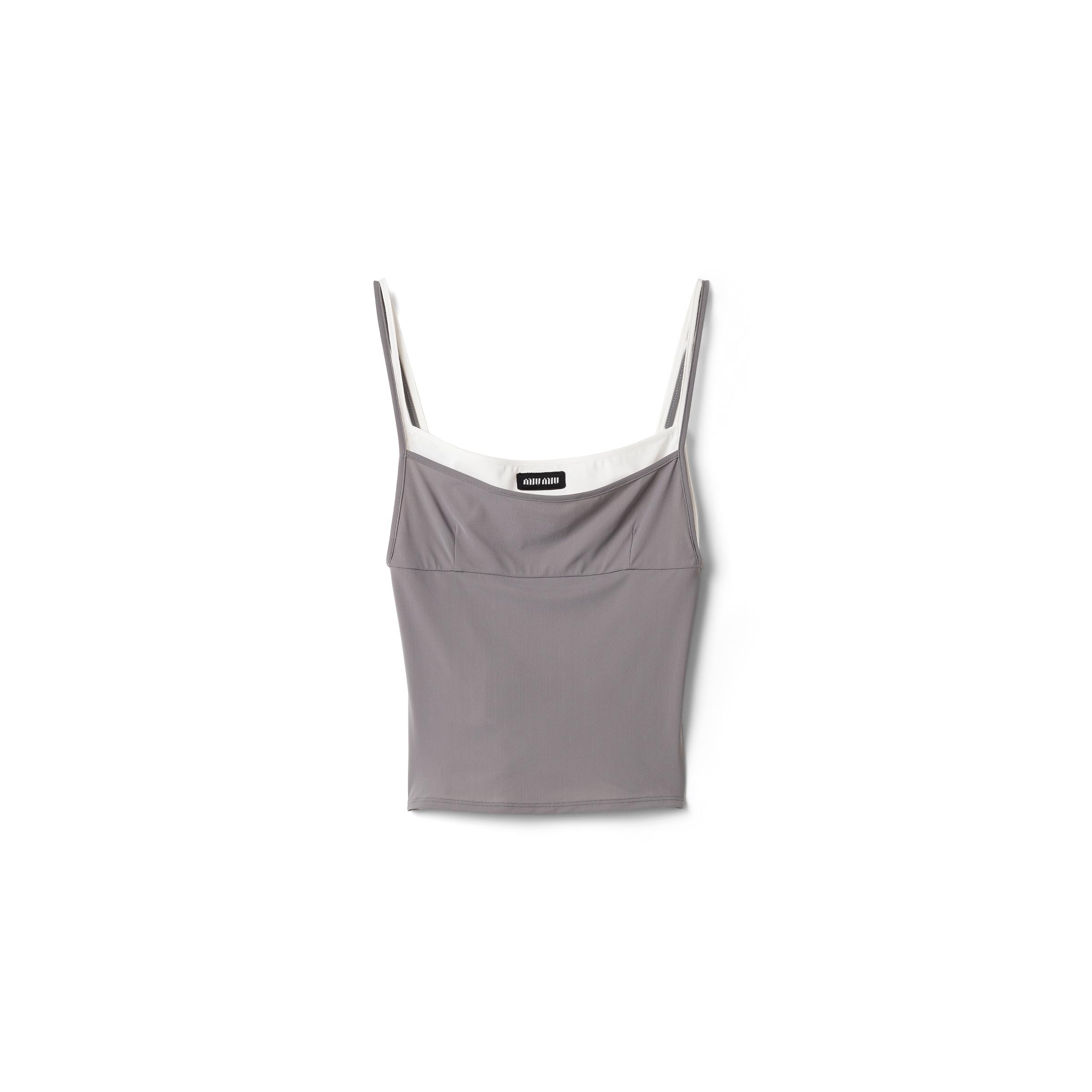 Miu Miu Sleeveless and tank tops for Women | Online Sale up to 33