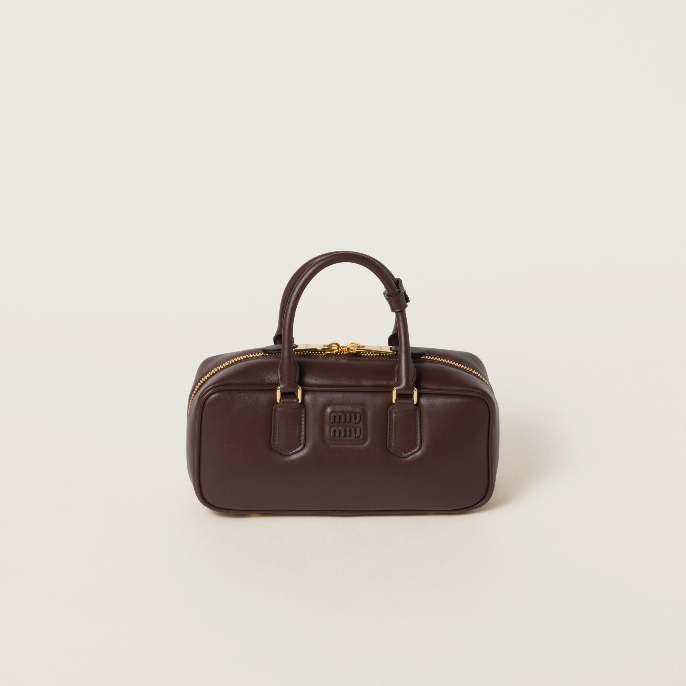 MiuMiu＊Arcadie leather bag レザーバッグ＊送料込 Arcadie leather handbag Miu Miu Black in Leather - 44315234