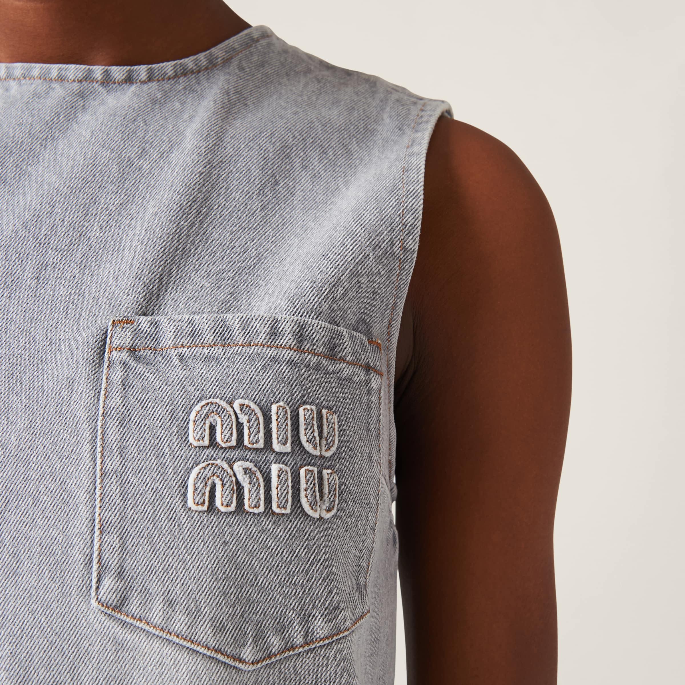 Miu miu discount denim dress