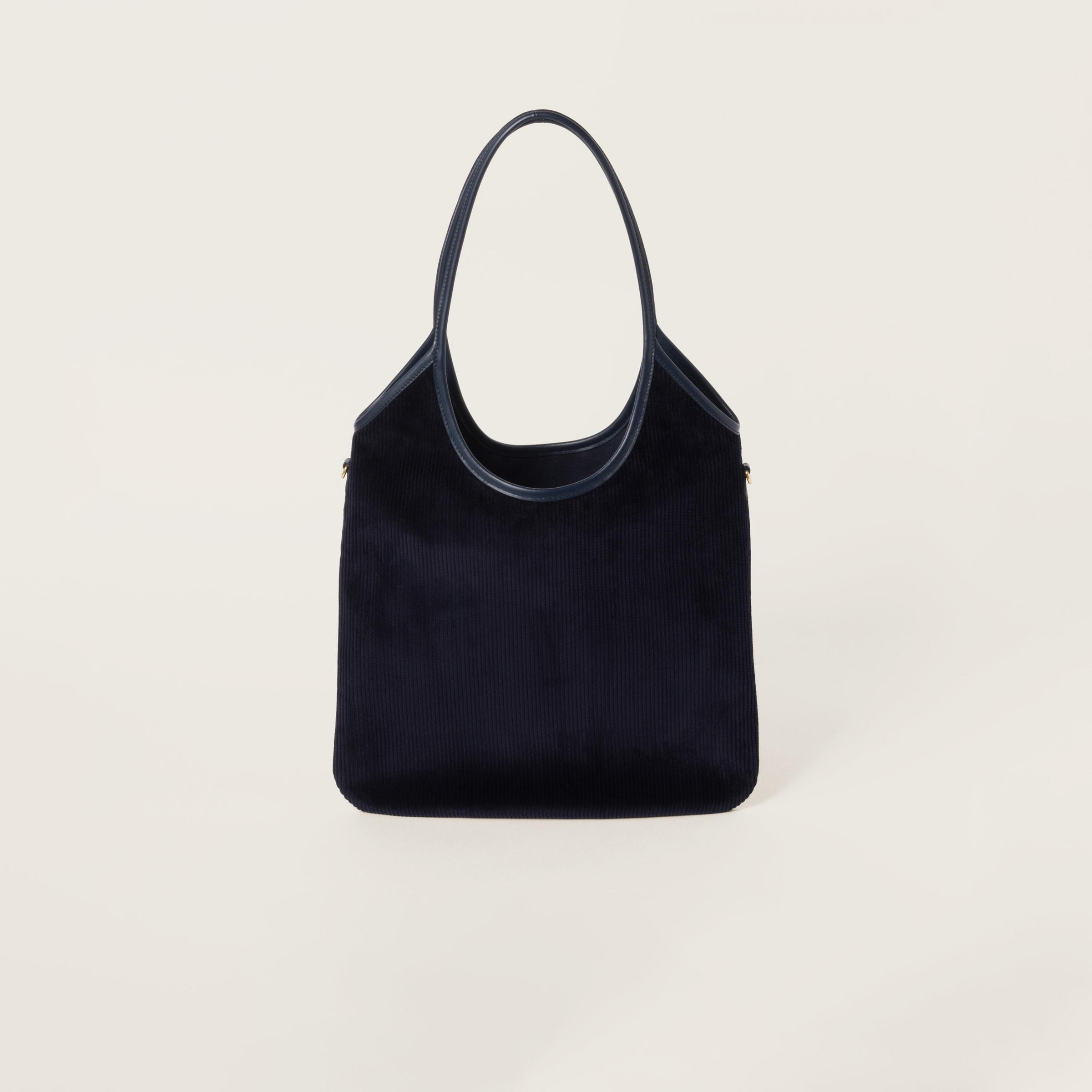 Miu Miu Ivy Corduroy Bag in Blue | Lyst