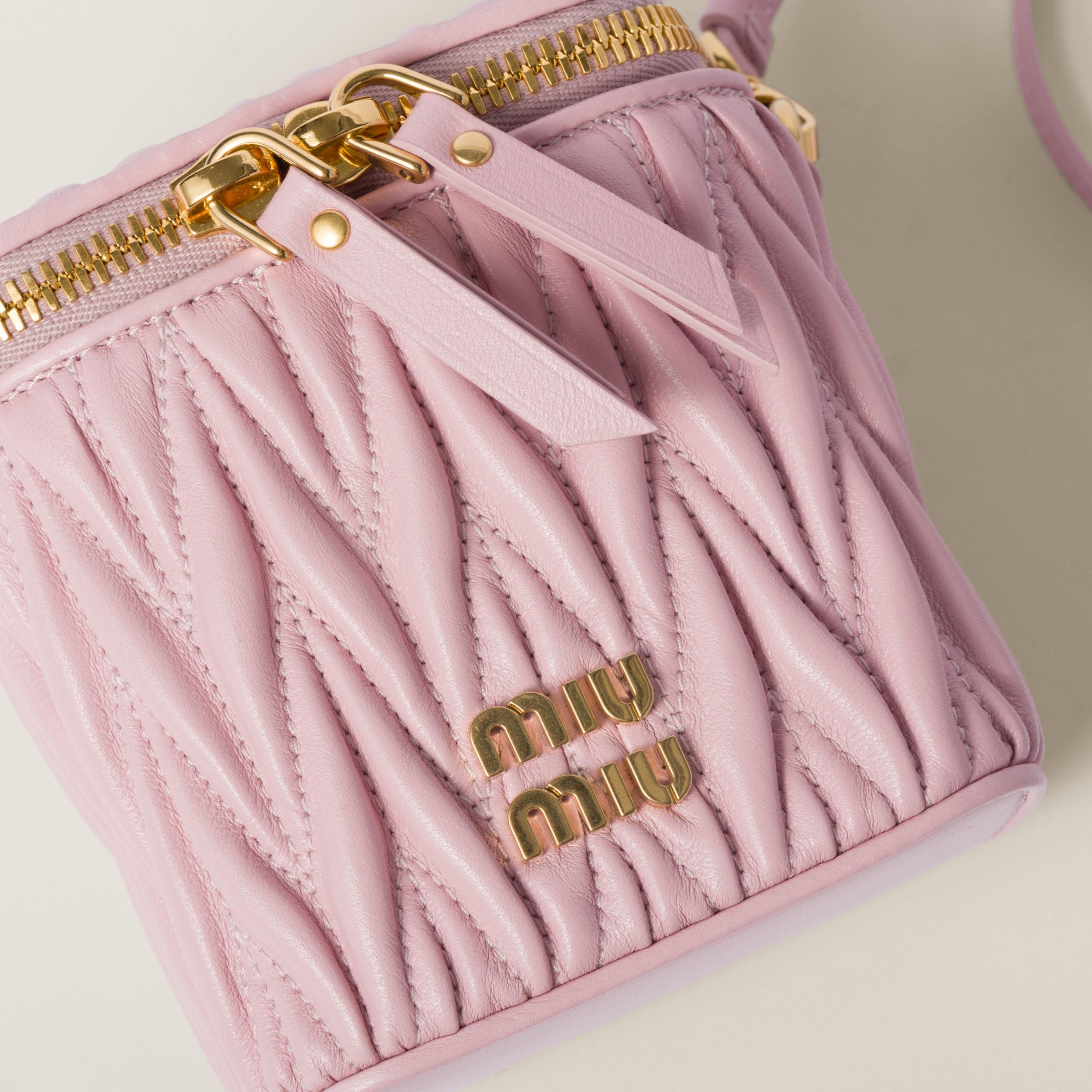 【関税&送料込】Miu Miu Light Pink Nappa Leather Slippers Patent leather clogs in pink - Miu Miu | Mytheresa