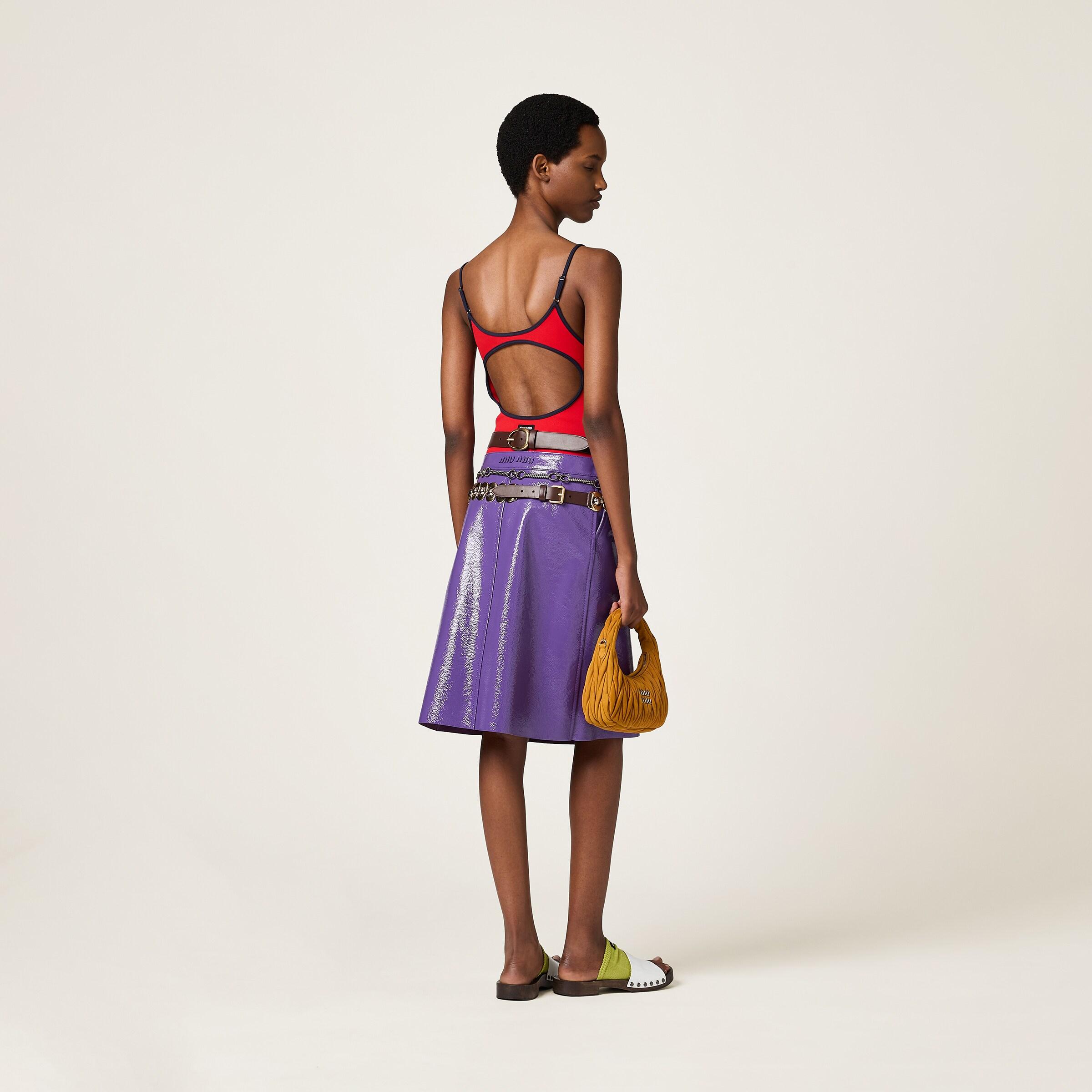 Purple Miu Miu Skirts for Women | Lyst