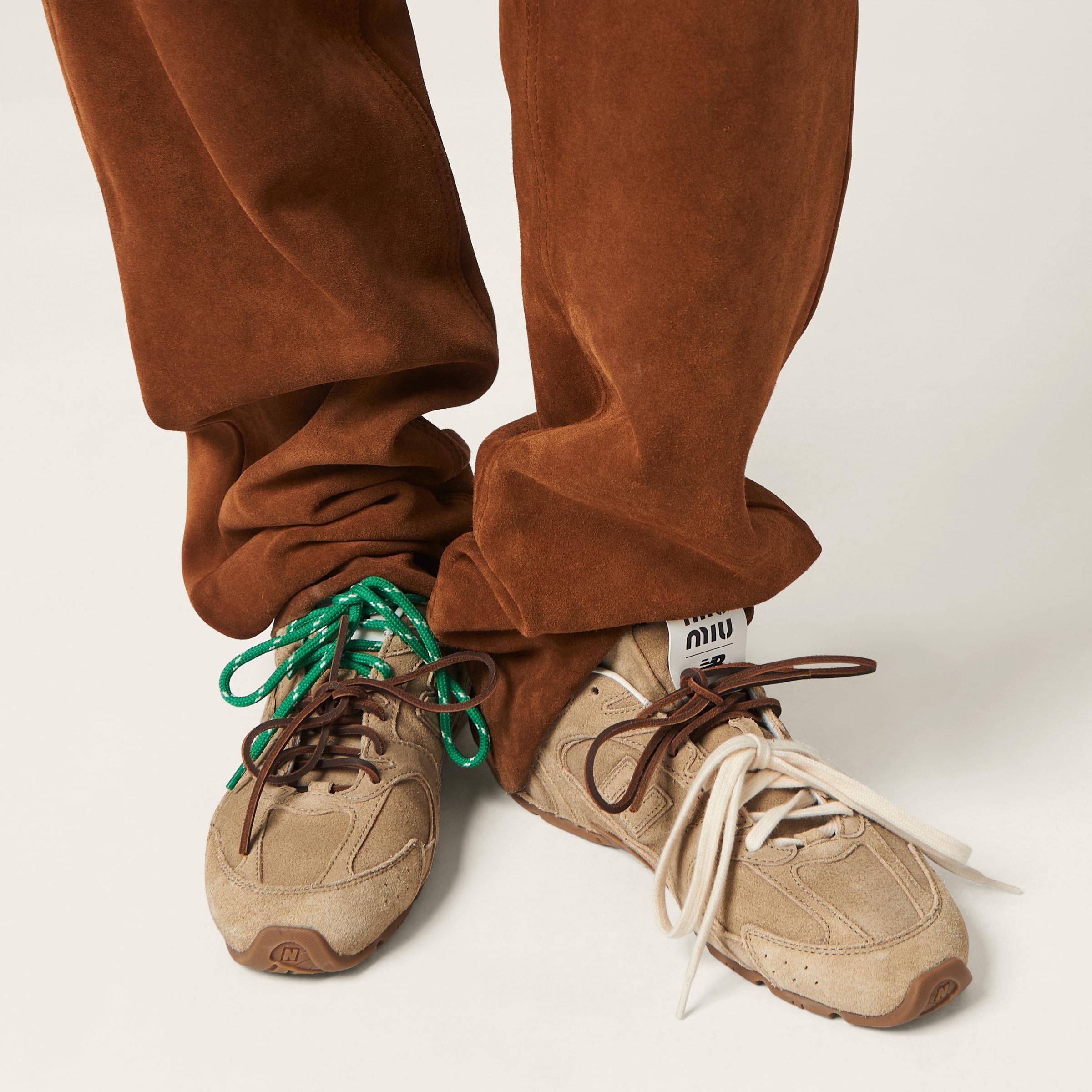Miu Miu New Balance X Miu Miu 530 Sl Suede Sneakers | Lyst