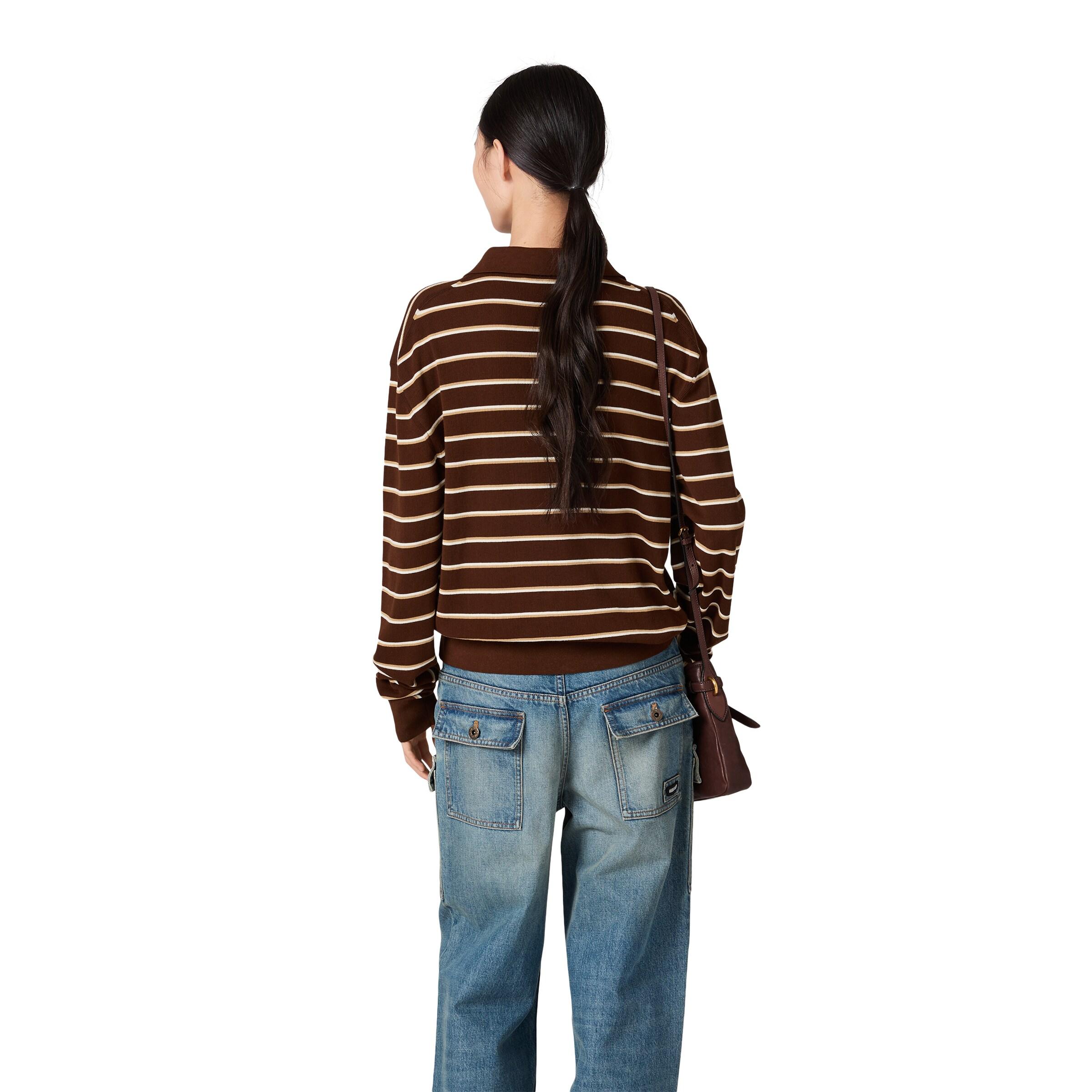 Miu Miu Long-sleeved tops for Women | Online Sale up to 46% off | Lyst