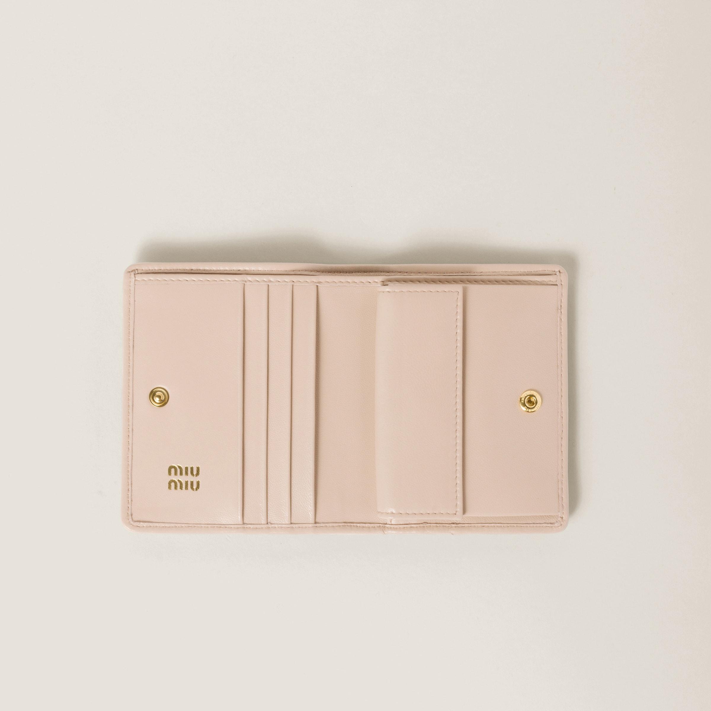 【MIU MIU】 Small Materacenapa Leather Wallet Miu Miu Small Matelassé Nappa Leather Wallet | Saks Fifth Avenue