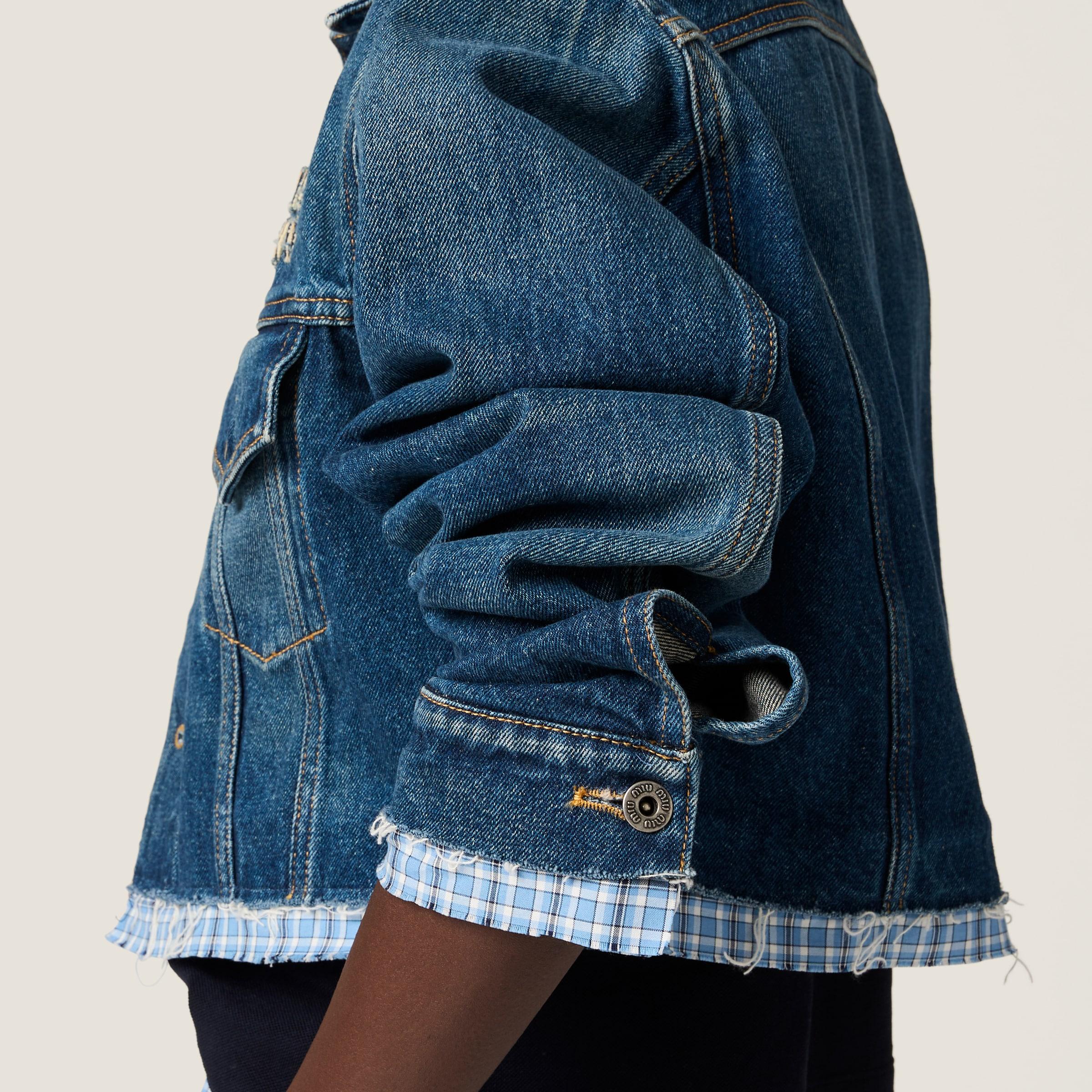 Miu Miu Jean and denim jackets for Women | Online Sale up to