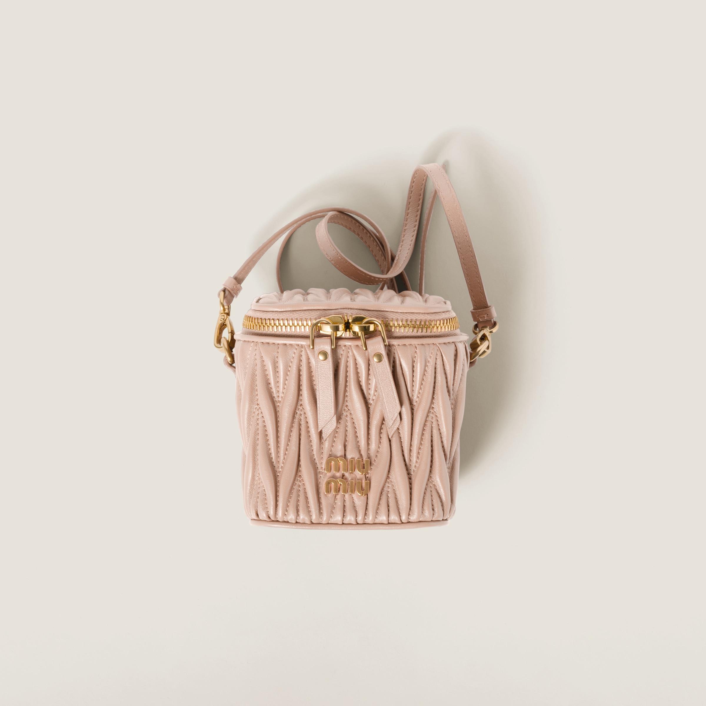 ショルダーバッグ・ポシェット MIU MIU 5NR018_2FPP MATELASSE NAPPA LEATEHR MICRO BAG Red Matelassé Nappa Leather Micro Bag | Miu Miu