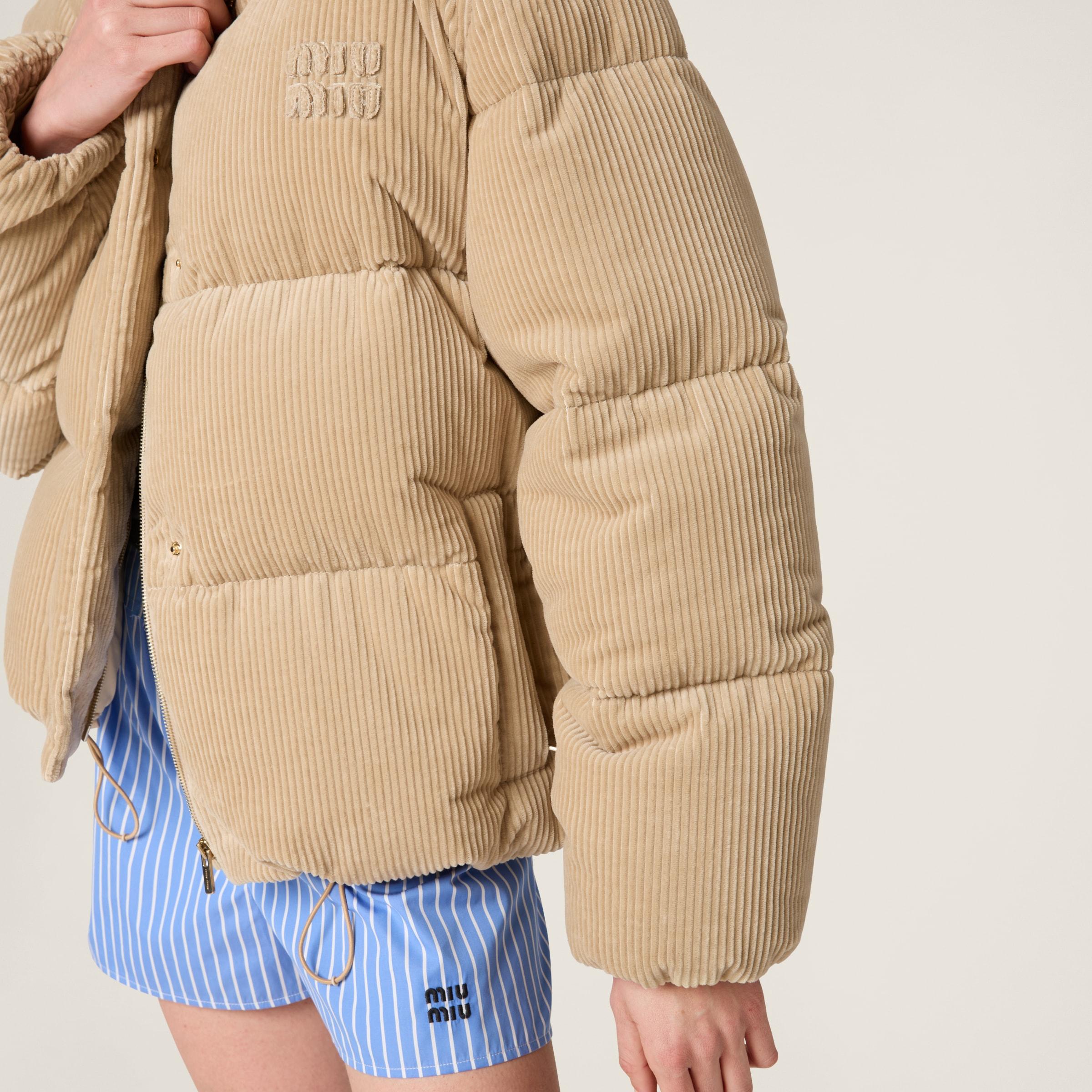 MiuMiu＊Medium-weight corduroy コーデュロイ ジャケット＊送込 MiuMiu＊Medium-weight corduroy コーデュロイ ジャケット＊送込