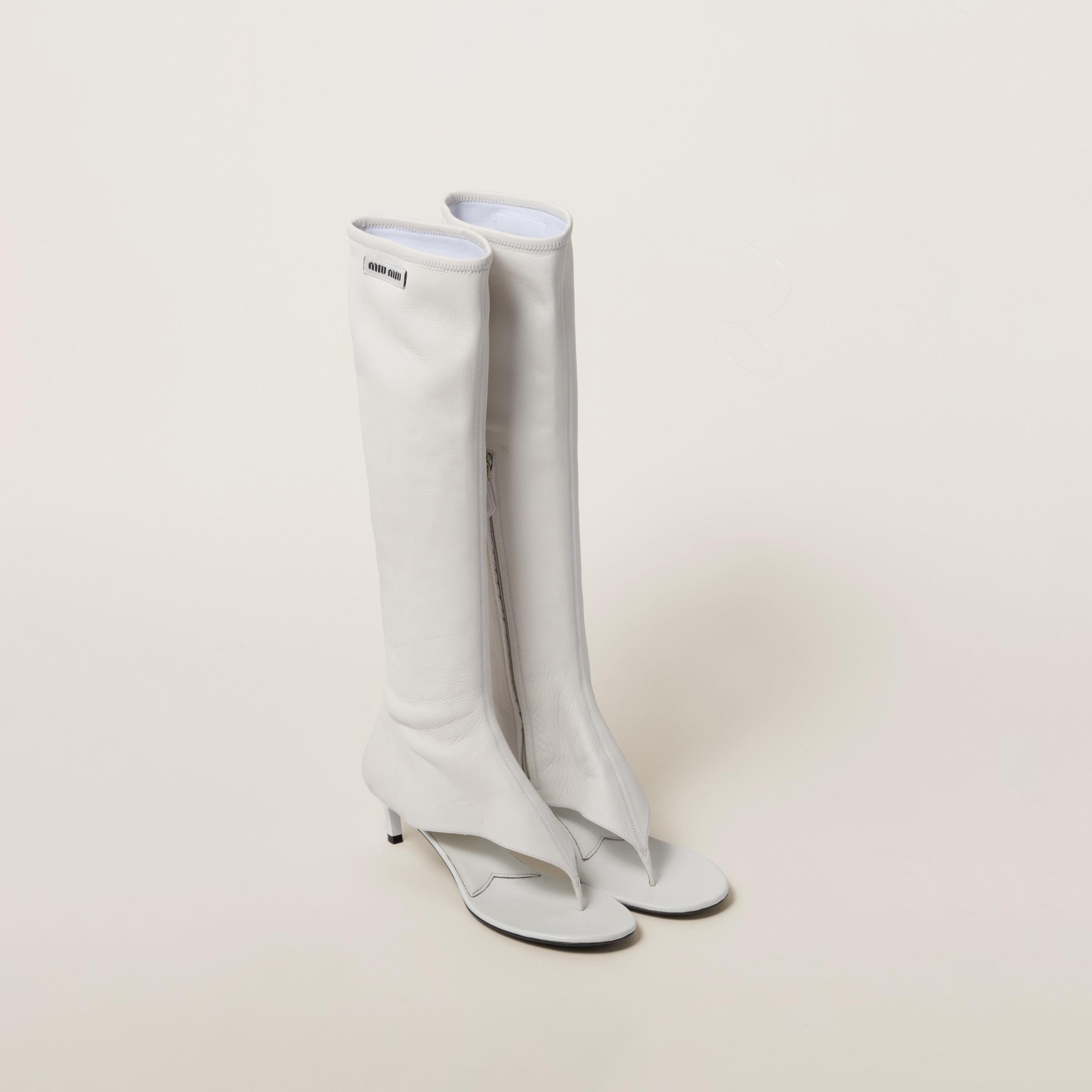 関税送料込Miu Miu Ankle Thong Boots Product Review: Miu Miu Thong Boots – muse boutique