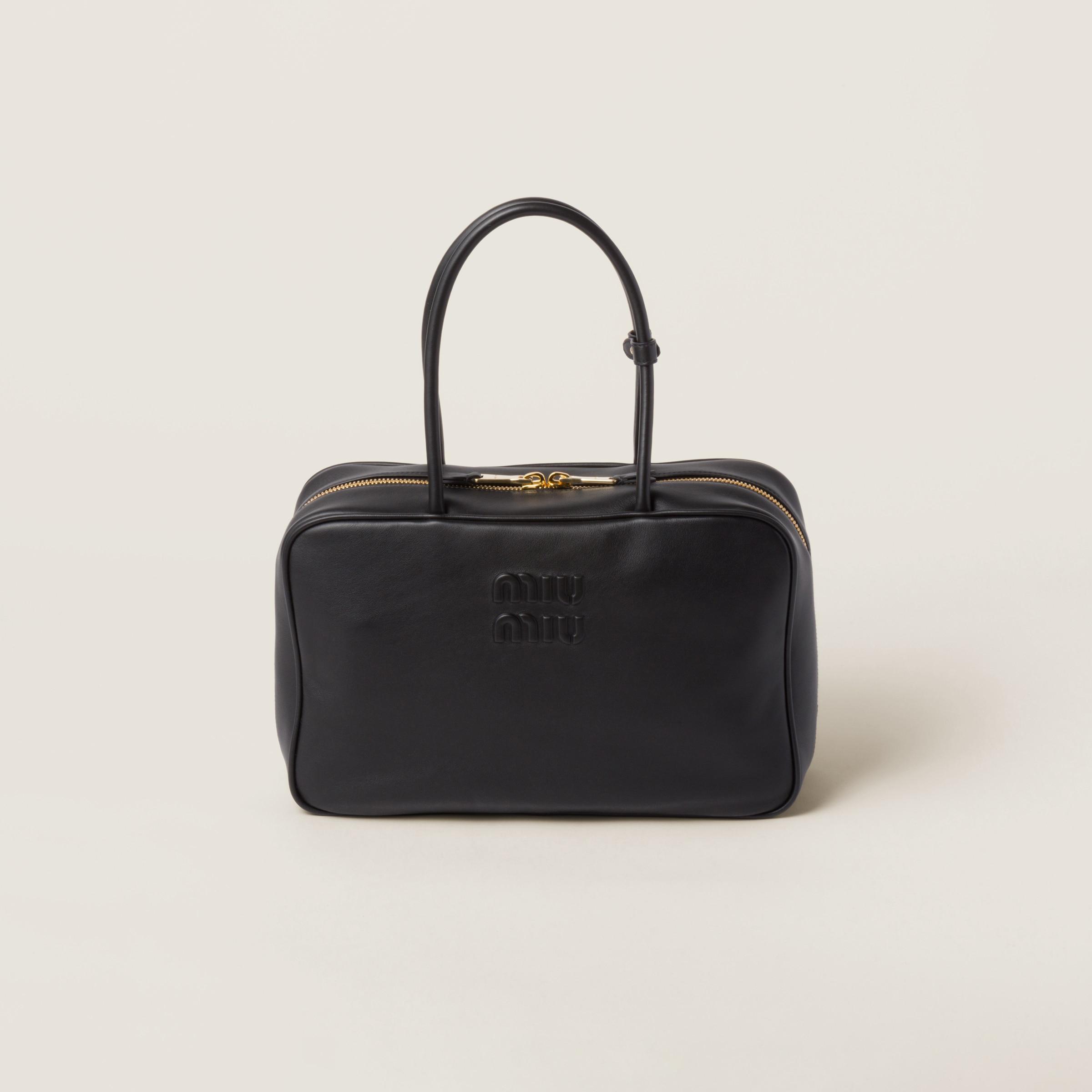【送料&関税込】Miu Miu Black Leather Beau Keyring Necessair Miu Miu Black Leather Beau Keyring Necessaire | ModeSens