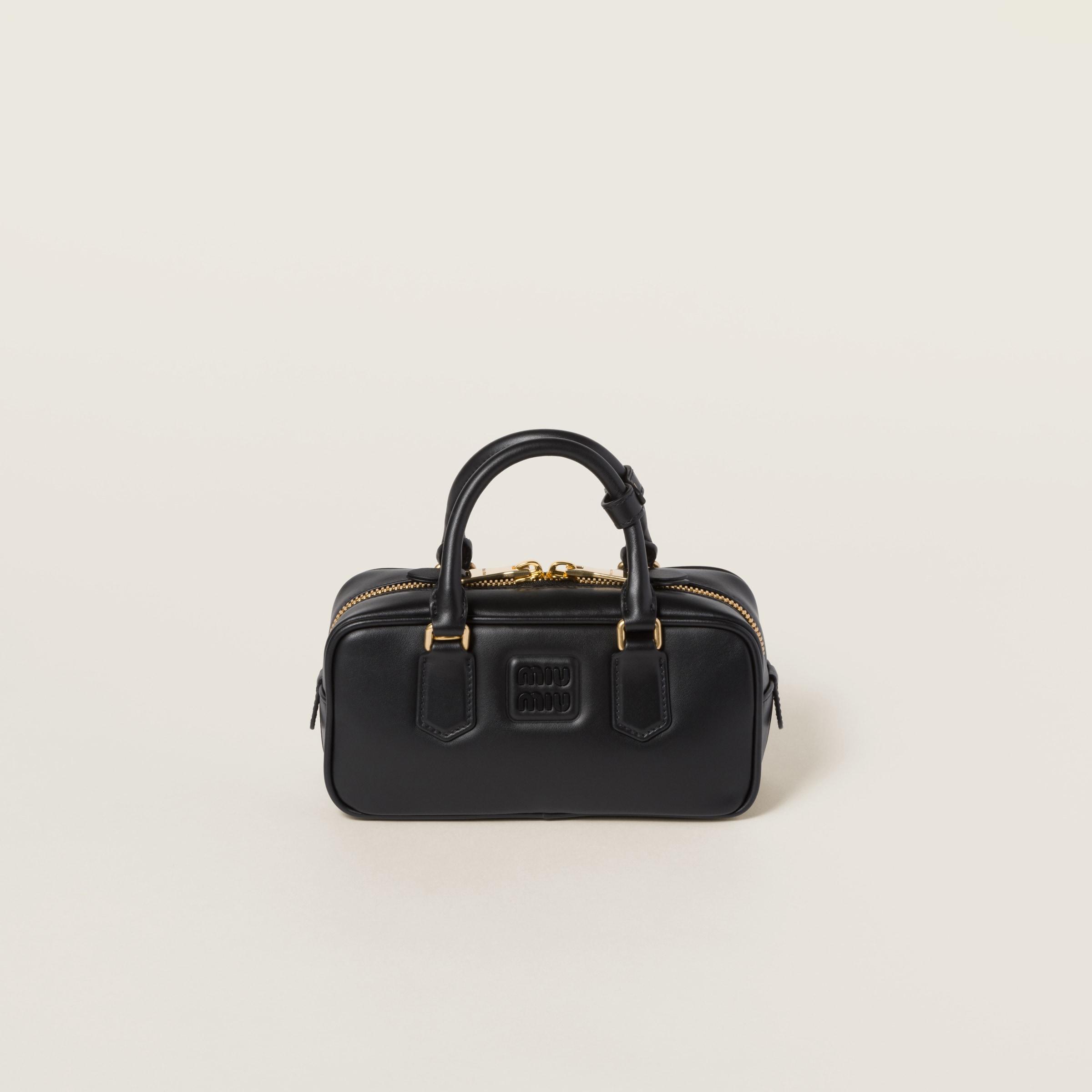 MiuMiu＊Arcadie leather bag ラージレザーバッグ＊送料込 Miu Miu Arcadie Bag | Black | FARFETCH