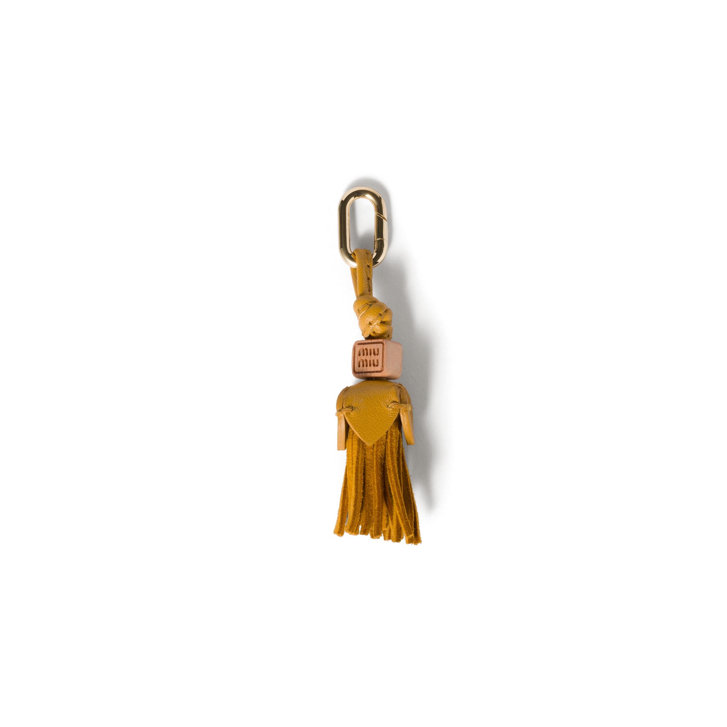 Miu Miu Leather Micro Trick in Metallic | Lyst UK