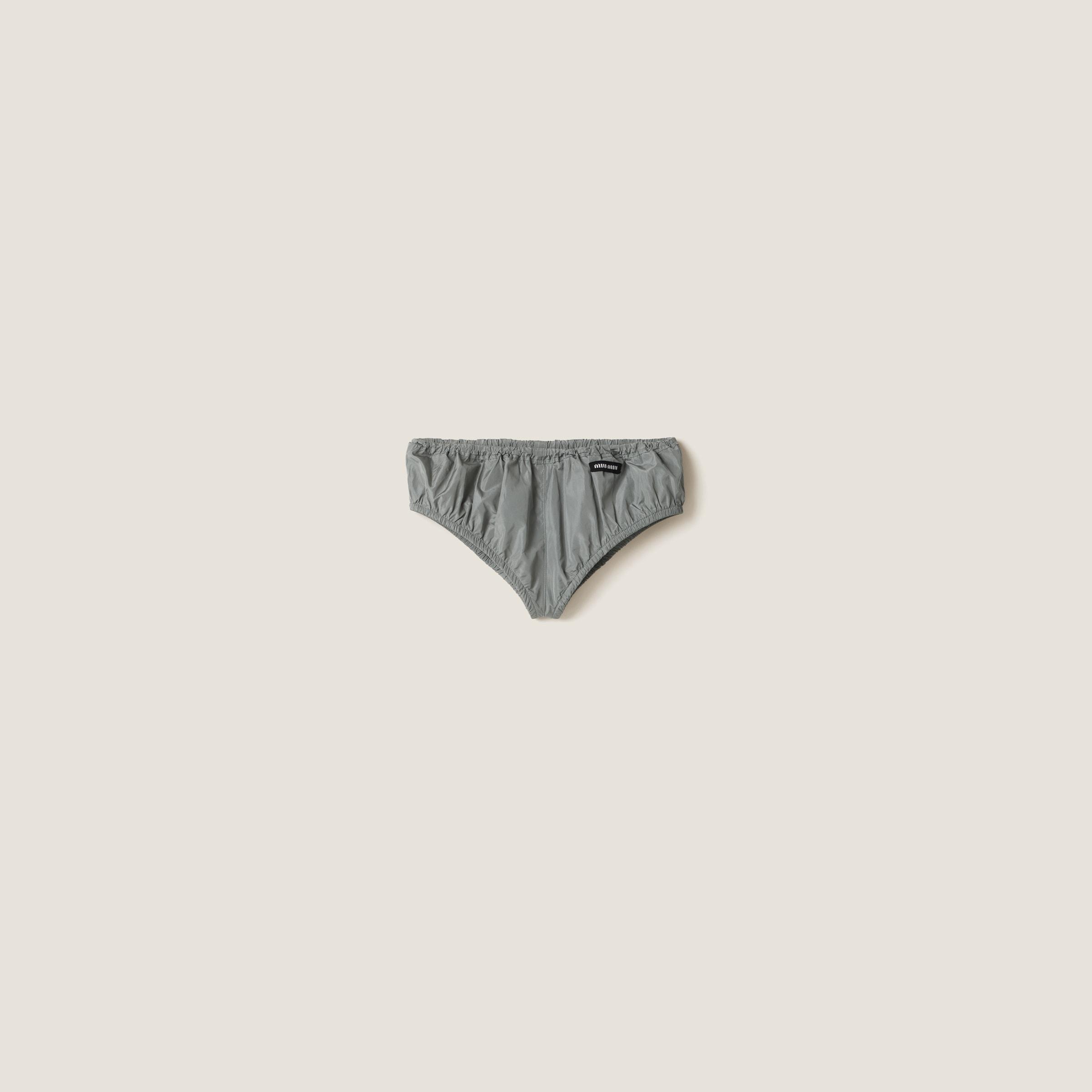 【MiuMiu】Technical silk briefs Miu Miu Technical Silk Briefs | Lyst
