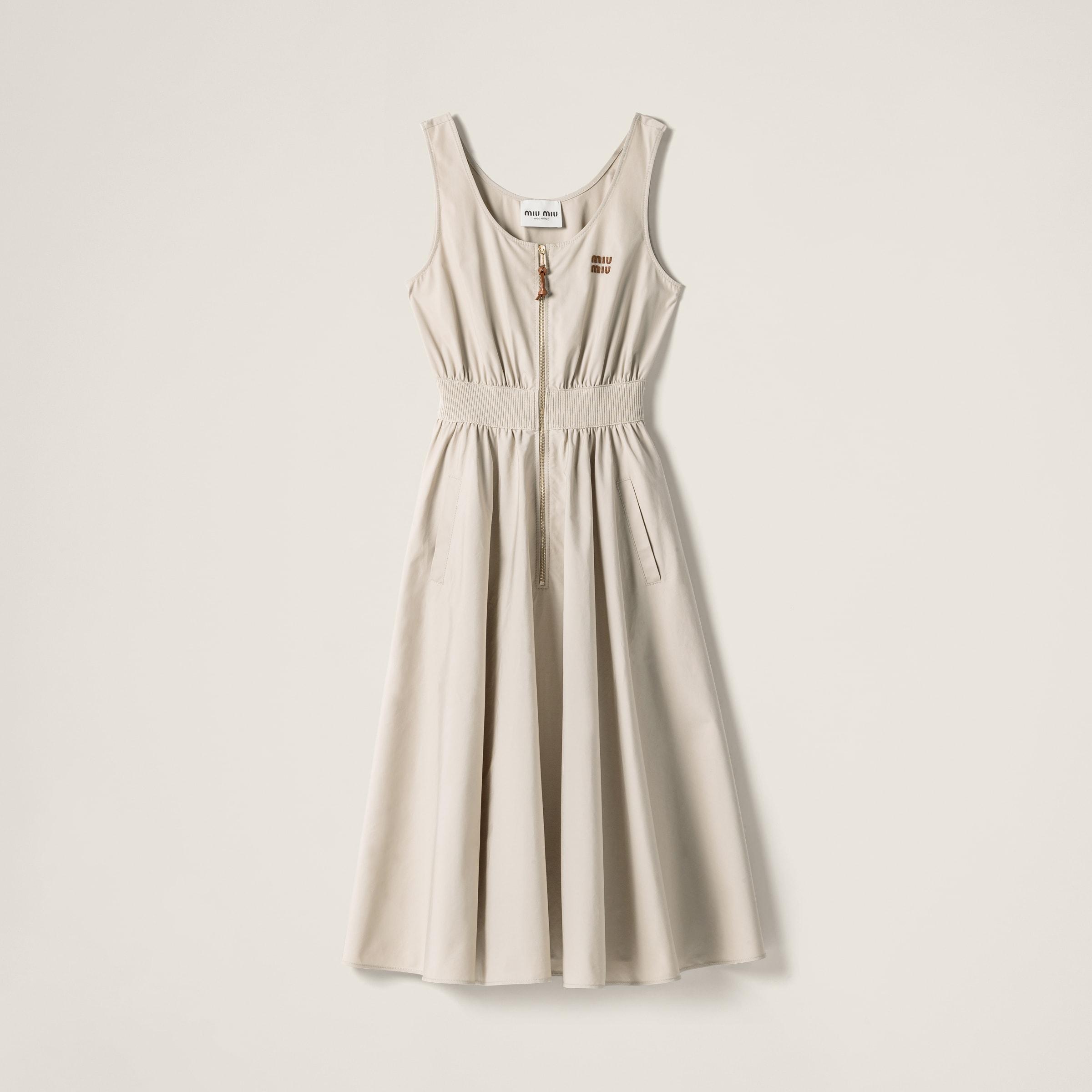MiuMiu Panama cotton dress ミュウミュウ ドレス ワンピース 送料無料》 Miu Miu Panama cotton dress (MiuMiu/ワンピース