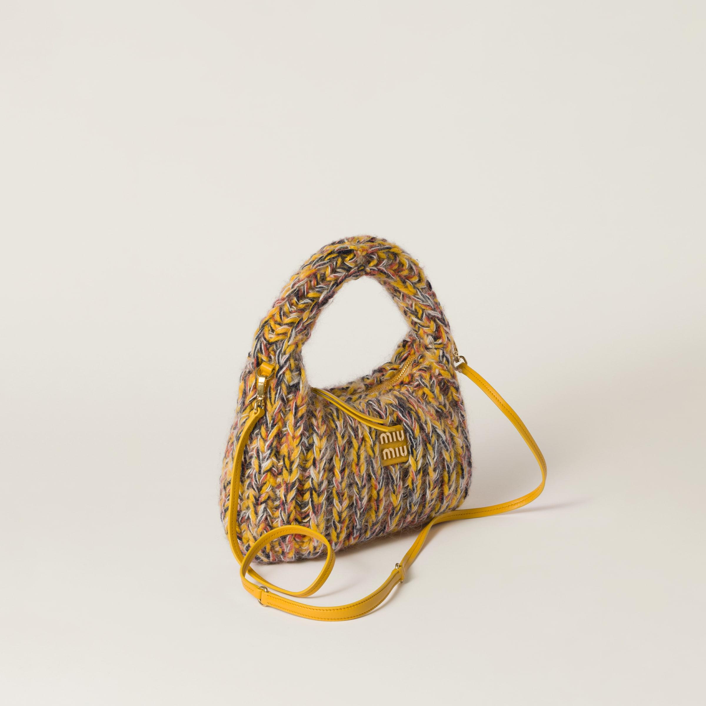 Wool crossbody bag Miu Miu Black in Wool - 56309154