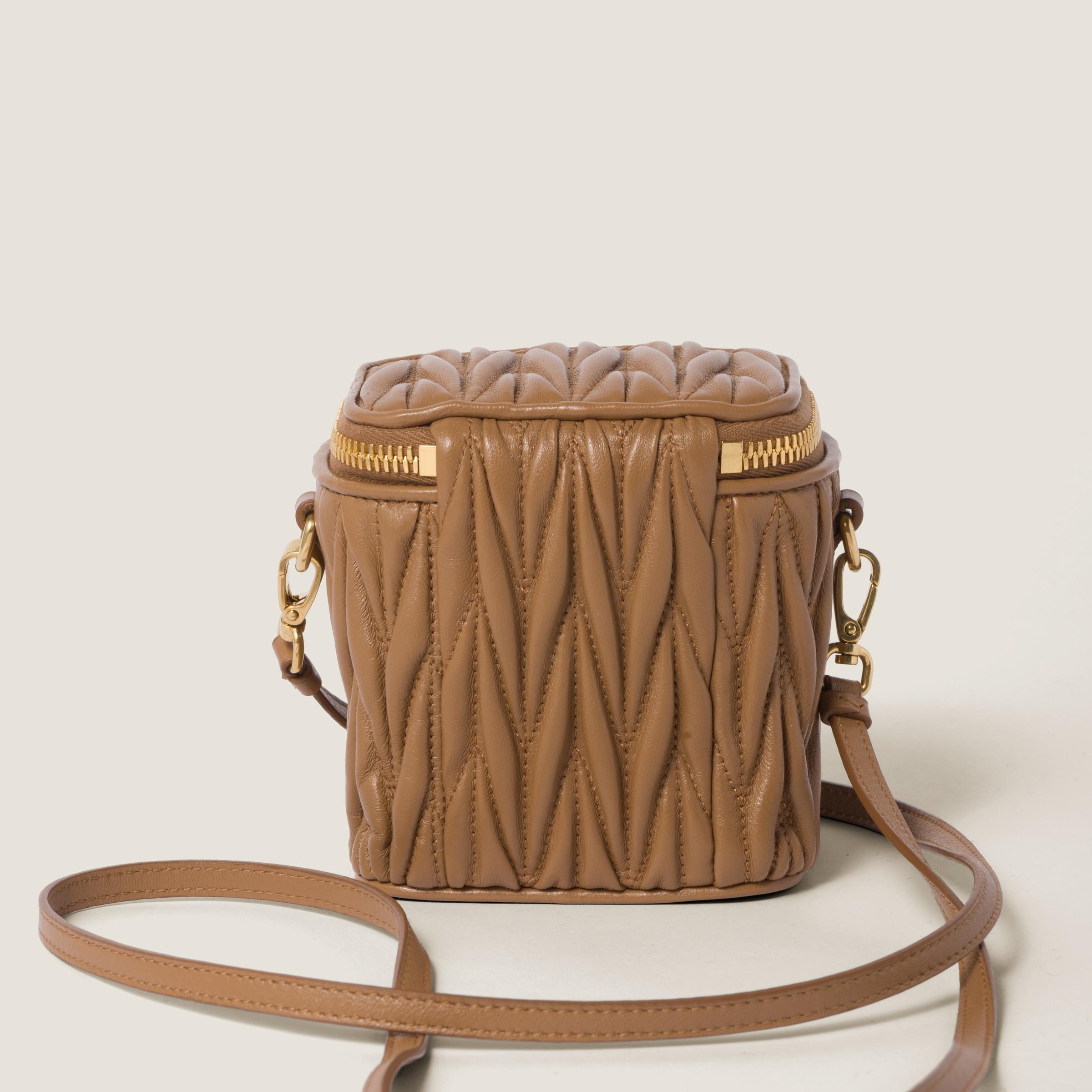 Miu Miu Matelassé Nappa Leather Micro Bag | Lyst UK