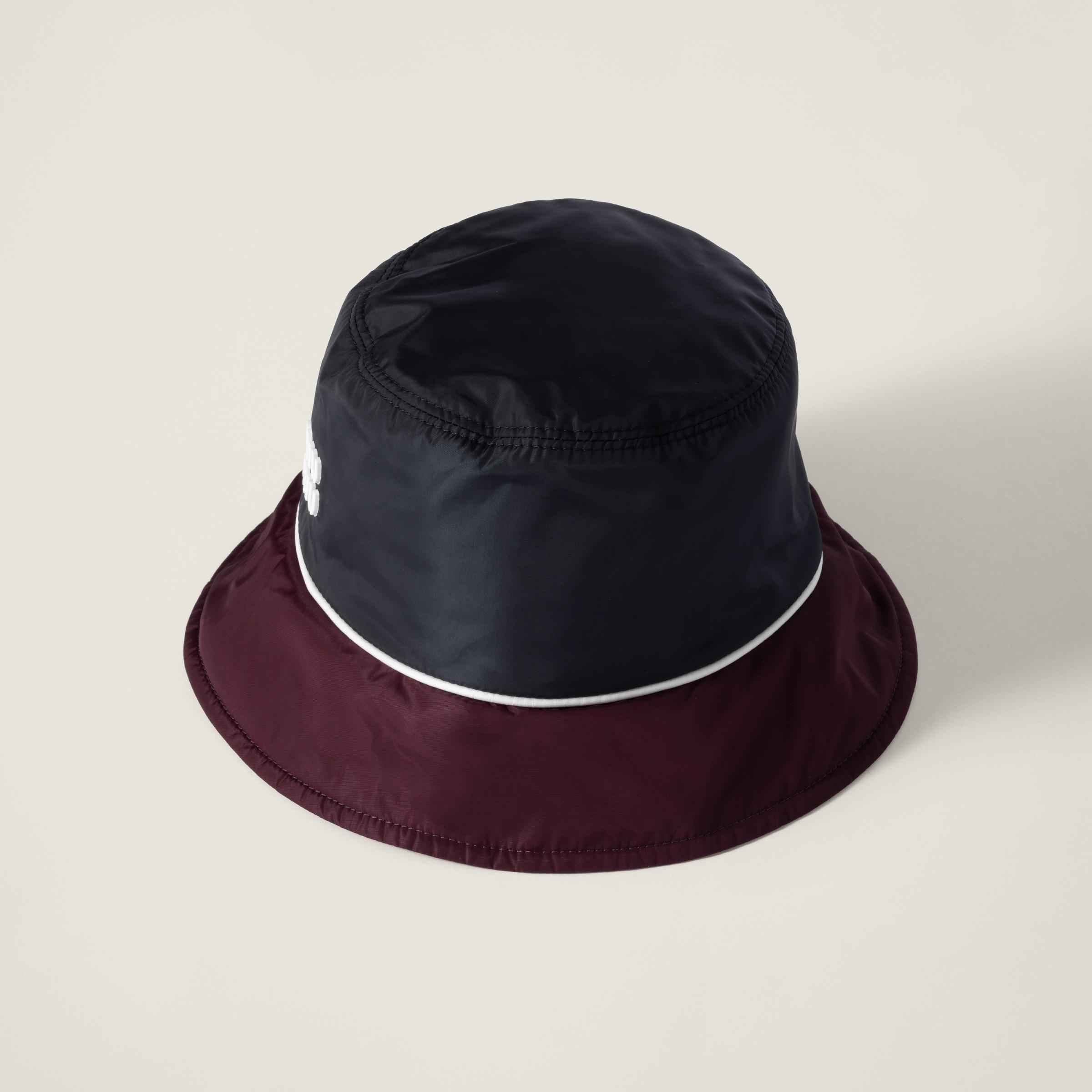 【Miu Miu】テクニカルファブリック バケットハット Miu Miu Technical Fabric Bucket Hat | Lyst