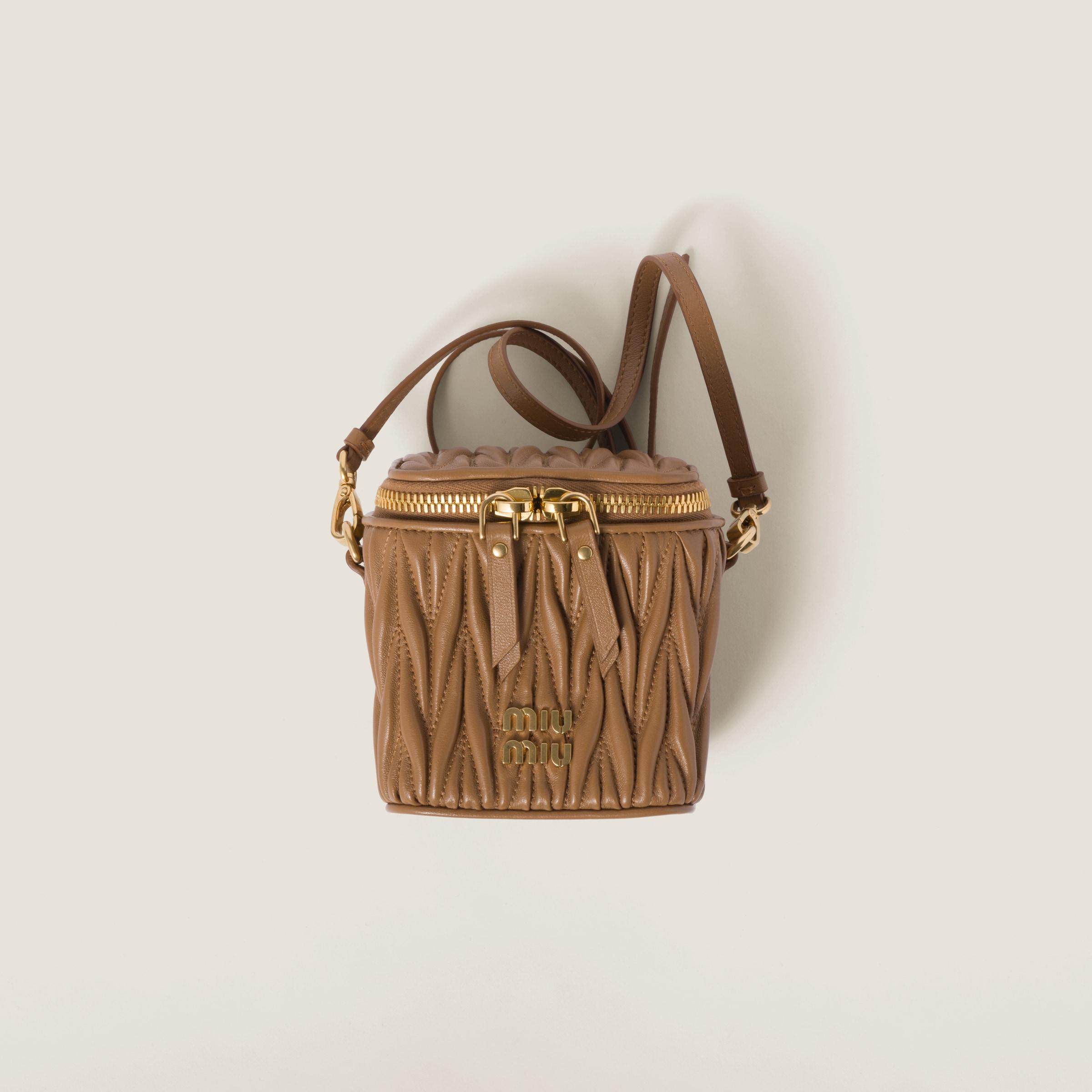 Shoulder Bag Miu Miu MatelassÃ© Mini Bag Miu Miu Matelassé