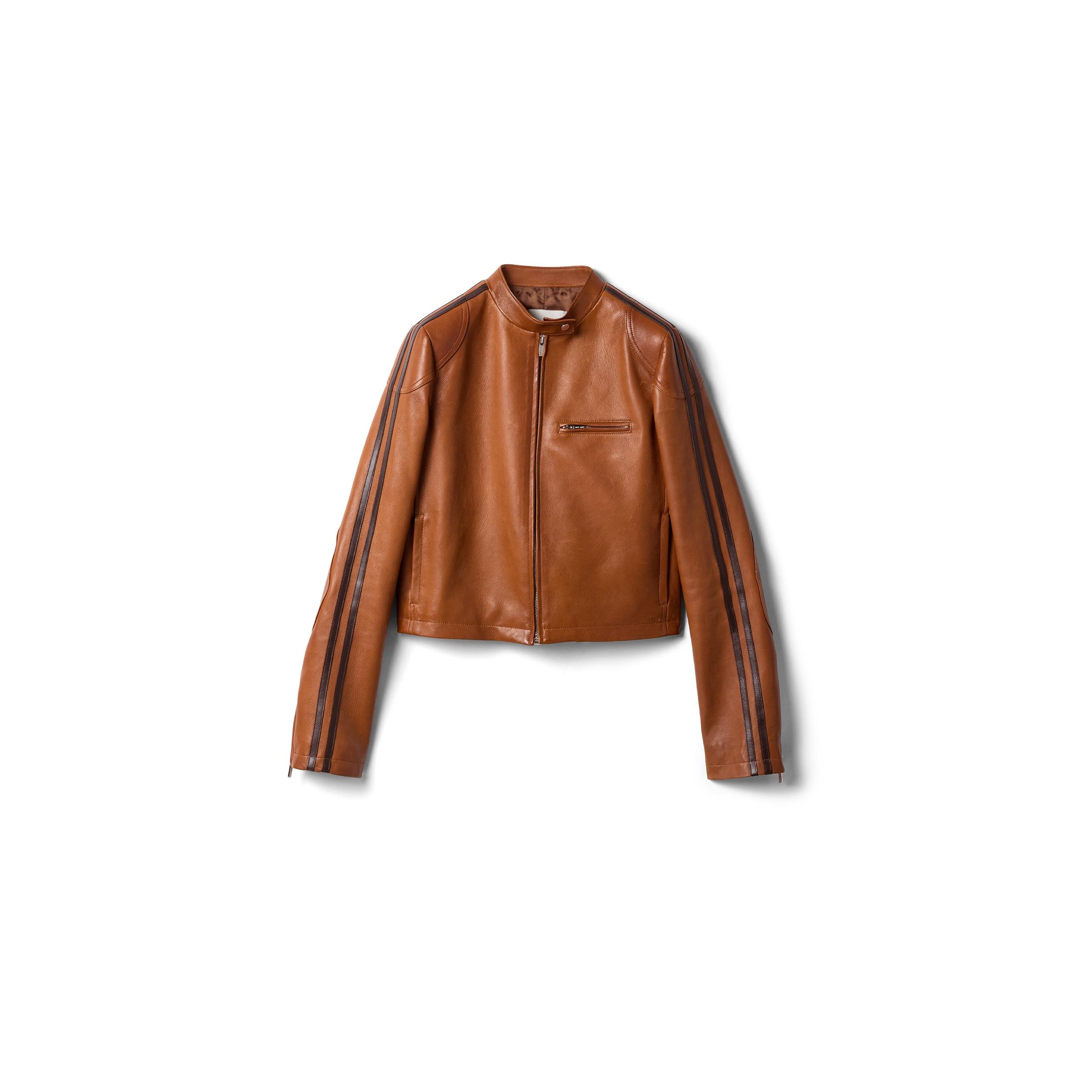 Miu Miu Leather jackets for Women | Online Sale up to 34% off | Lyst