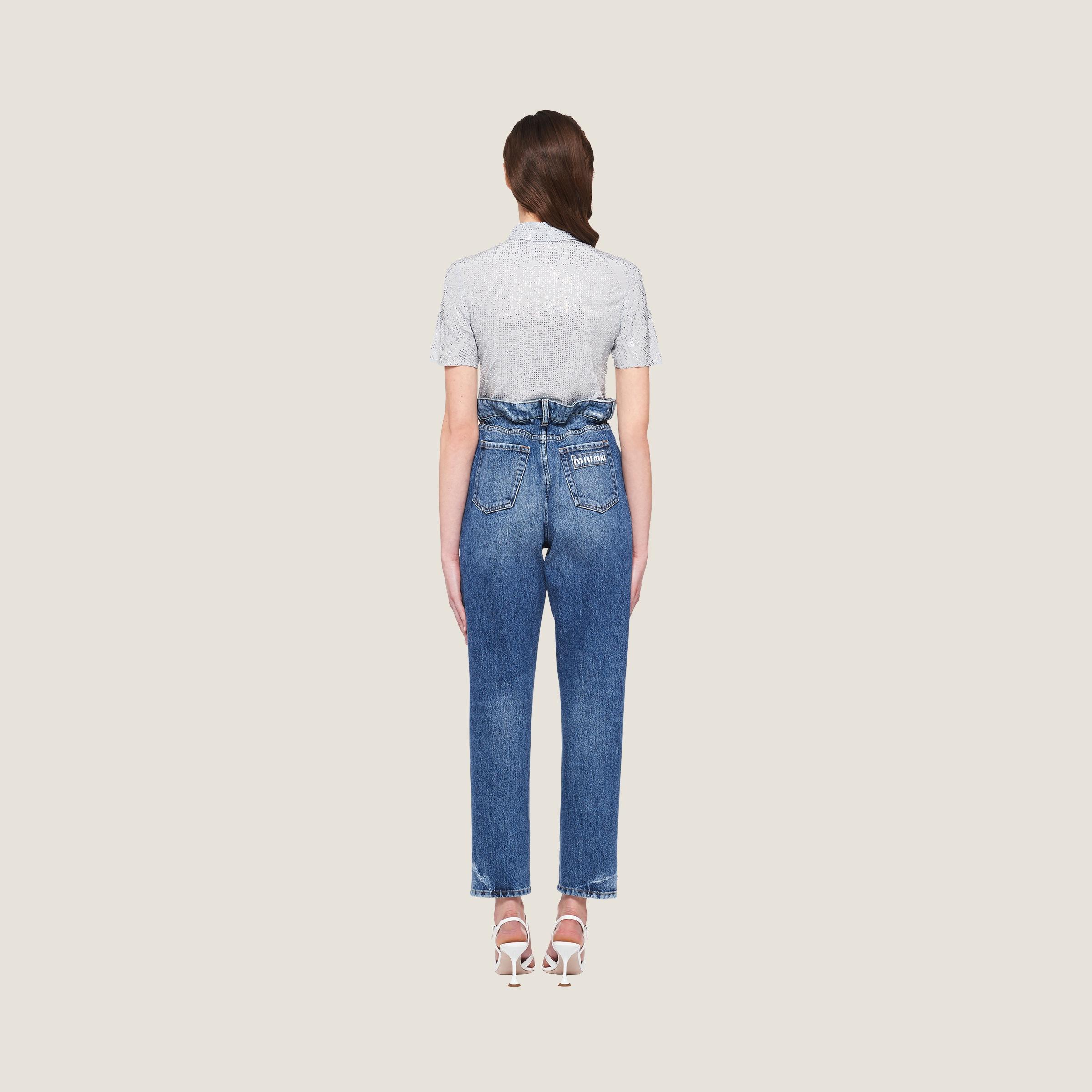 Miu Miu Denim Jeans in Blue | Lyst