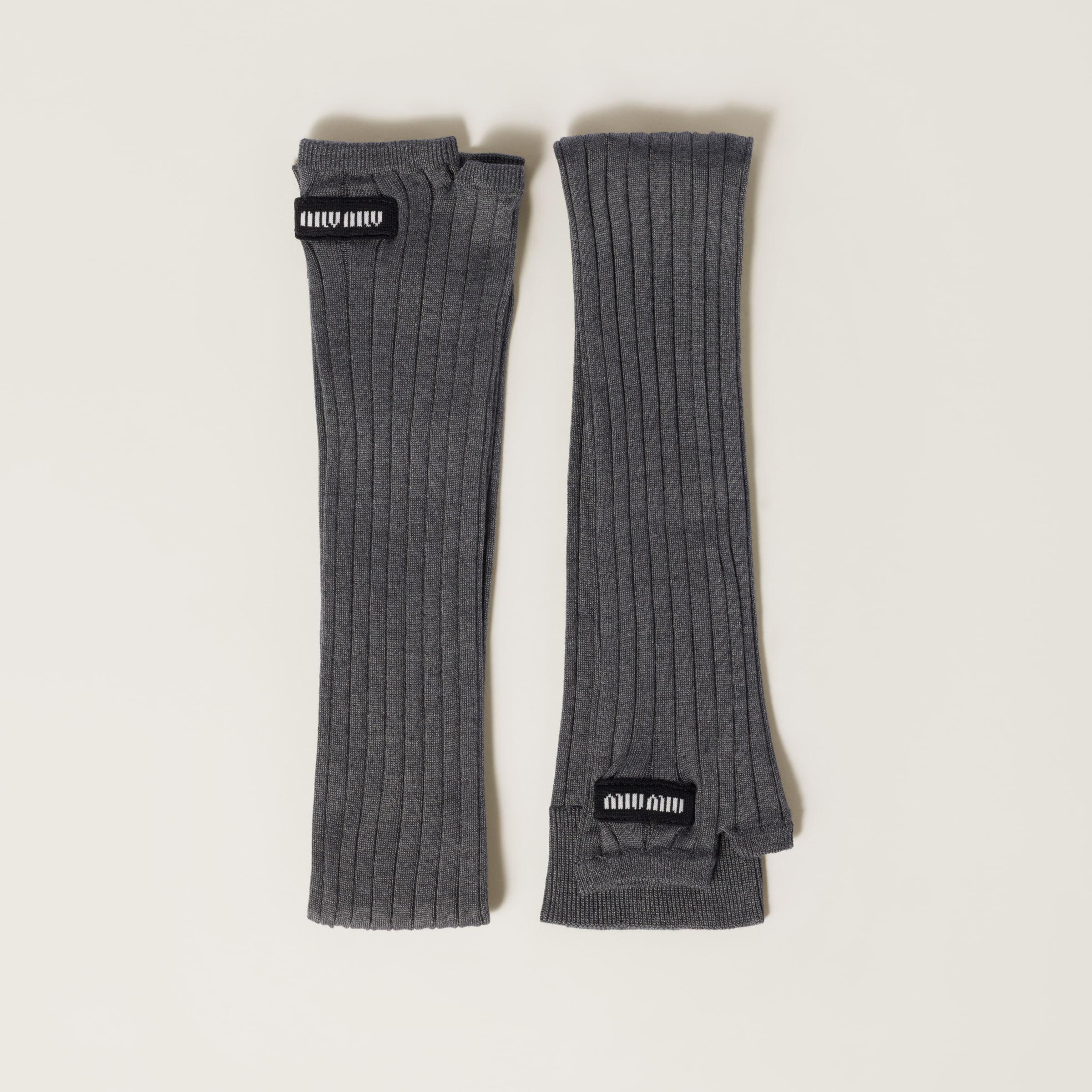 miu-miu-Slate-Gray-Ribbed-Knit