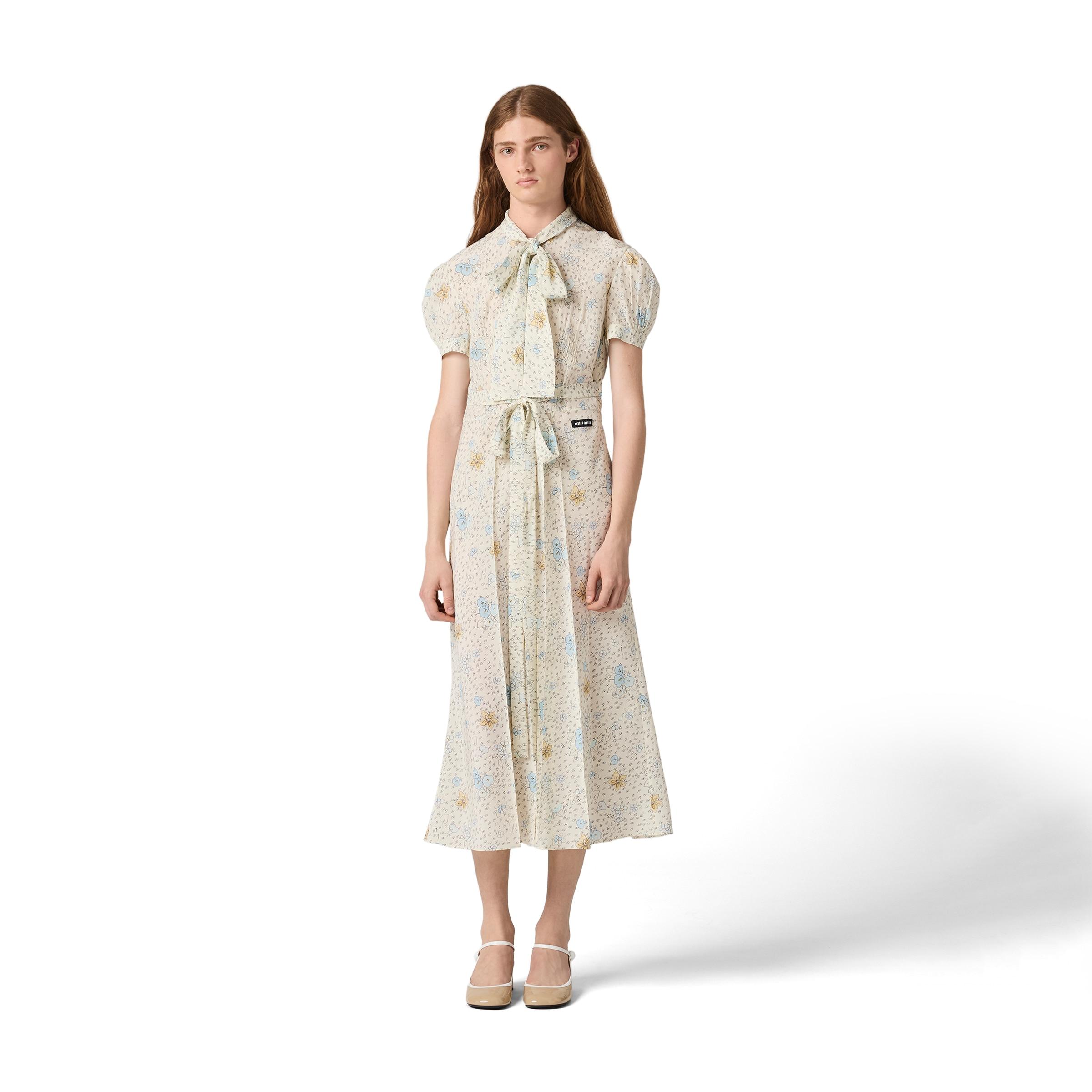 Miu Miu Poplin Dresses for Women | Lyst Miu Miu Poplin Dresses for Women | Lyst