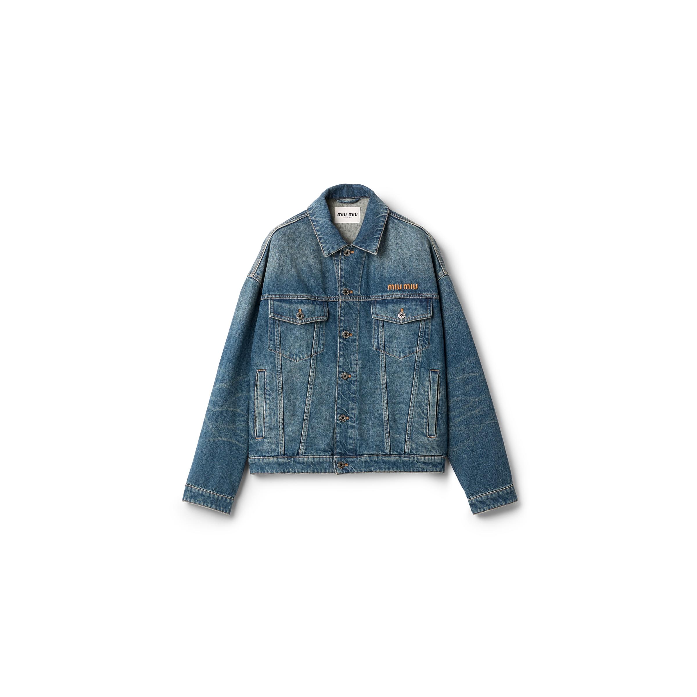 Miu Miu Jean and denim jackets for Women | Online Sale up to 51