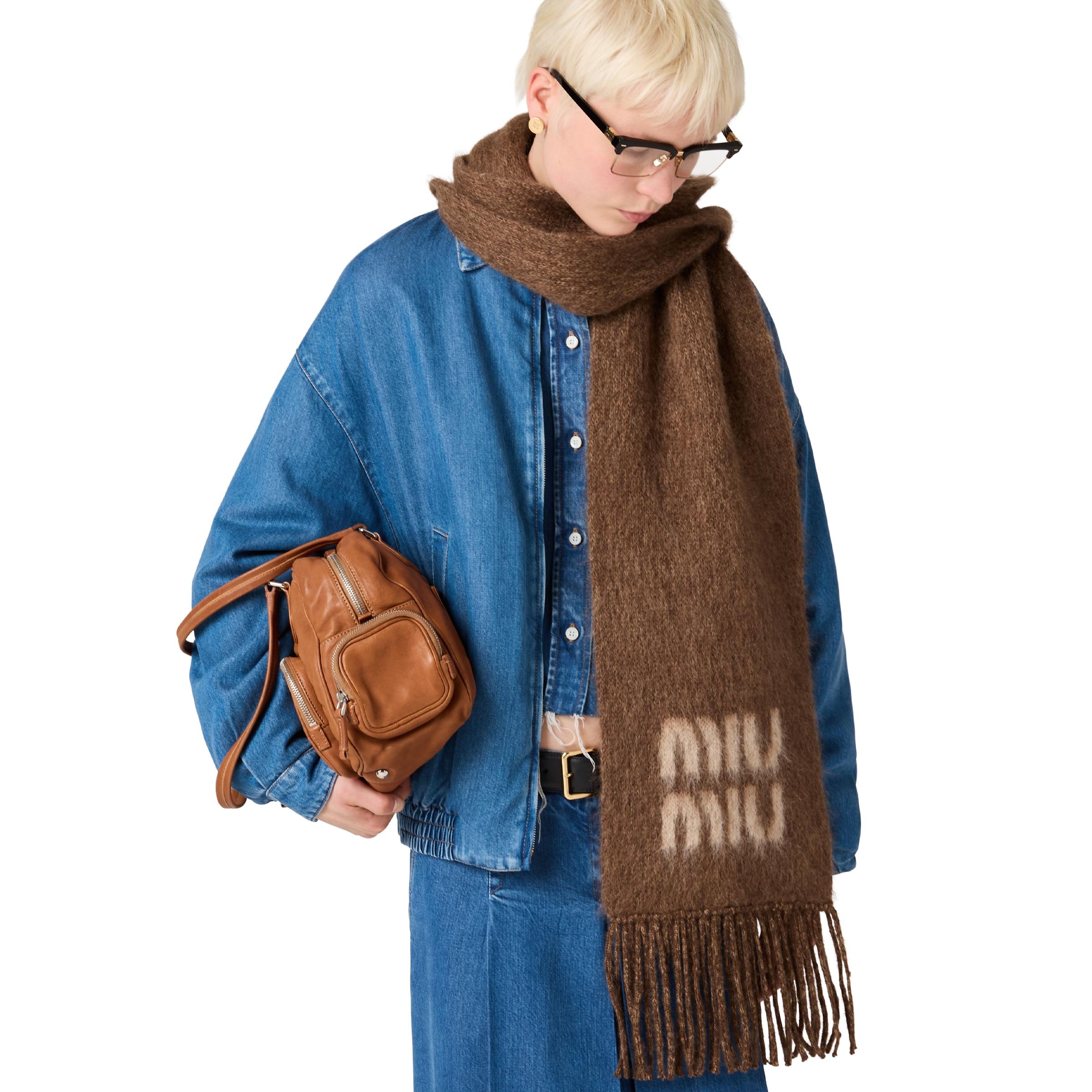 Brown Miu Miu Scarves and mufflers for Women | Lyst