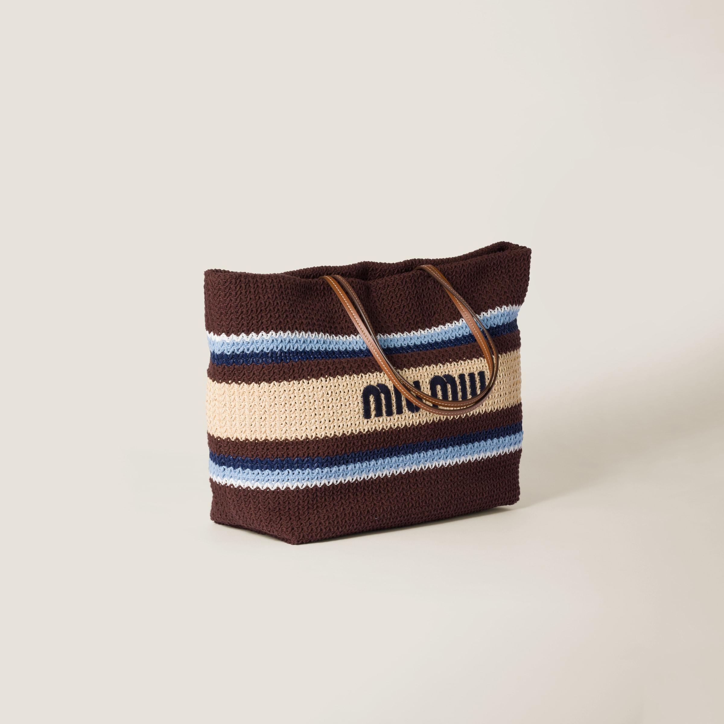 【MIU MIU】RAFFIA-EFFECT WOVEN TOTE BAG Miu Miu Raffia-Effect Woven Tote Bag | Fashion Clinic