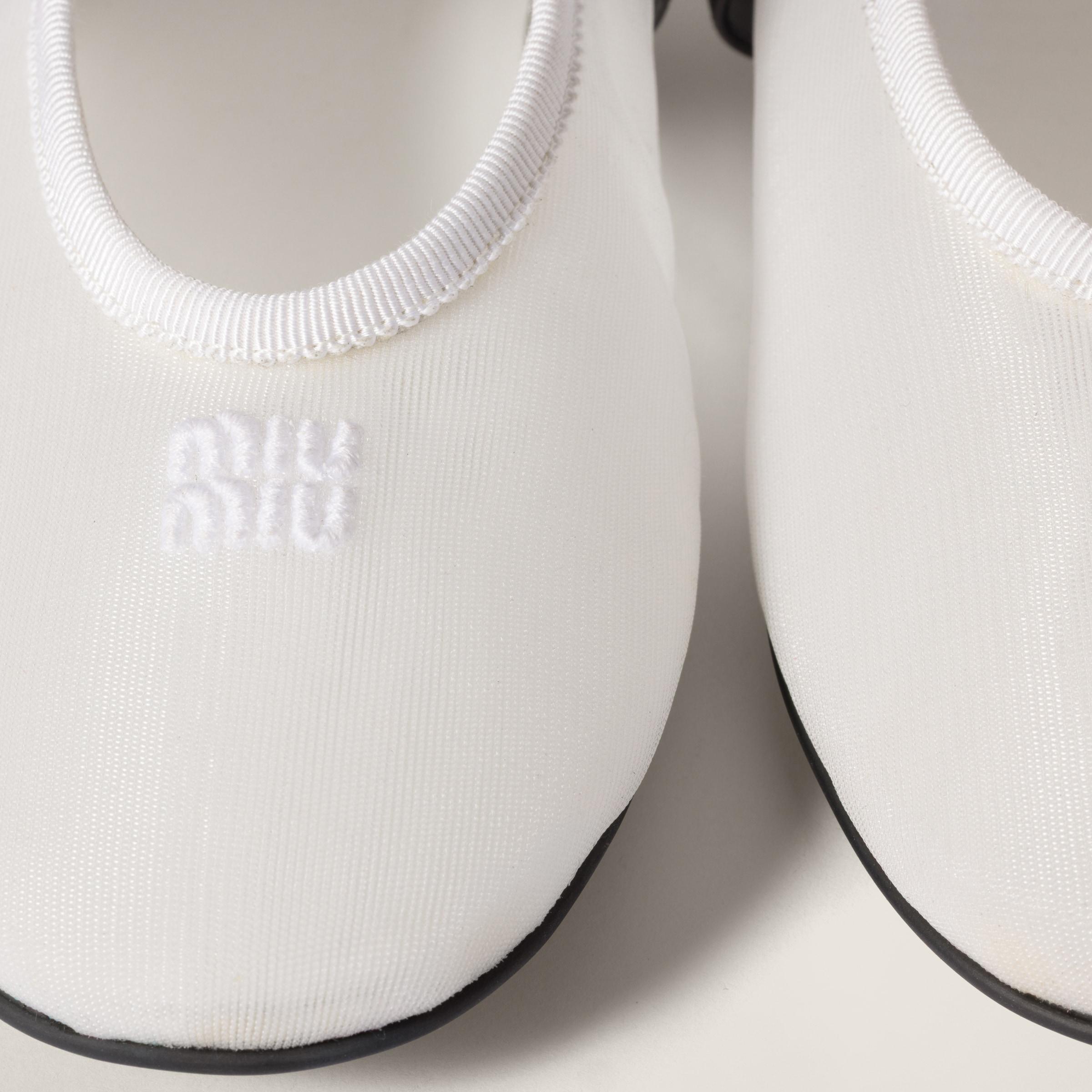 MIU MIU Mesh ballerinas バレリーナ シューズ Miu Miu Mesh Buckle Mary-Jane Ballerina Flats | Neiman Marcus