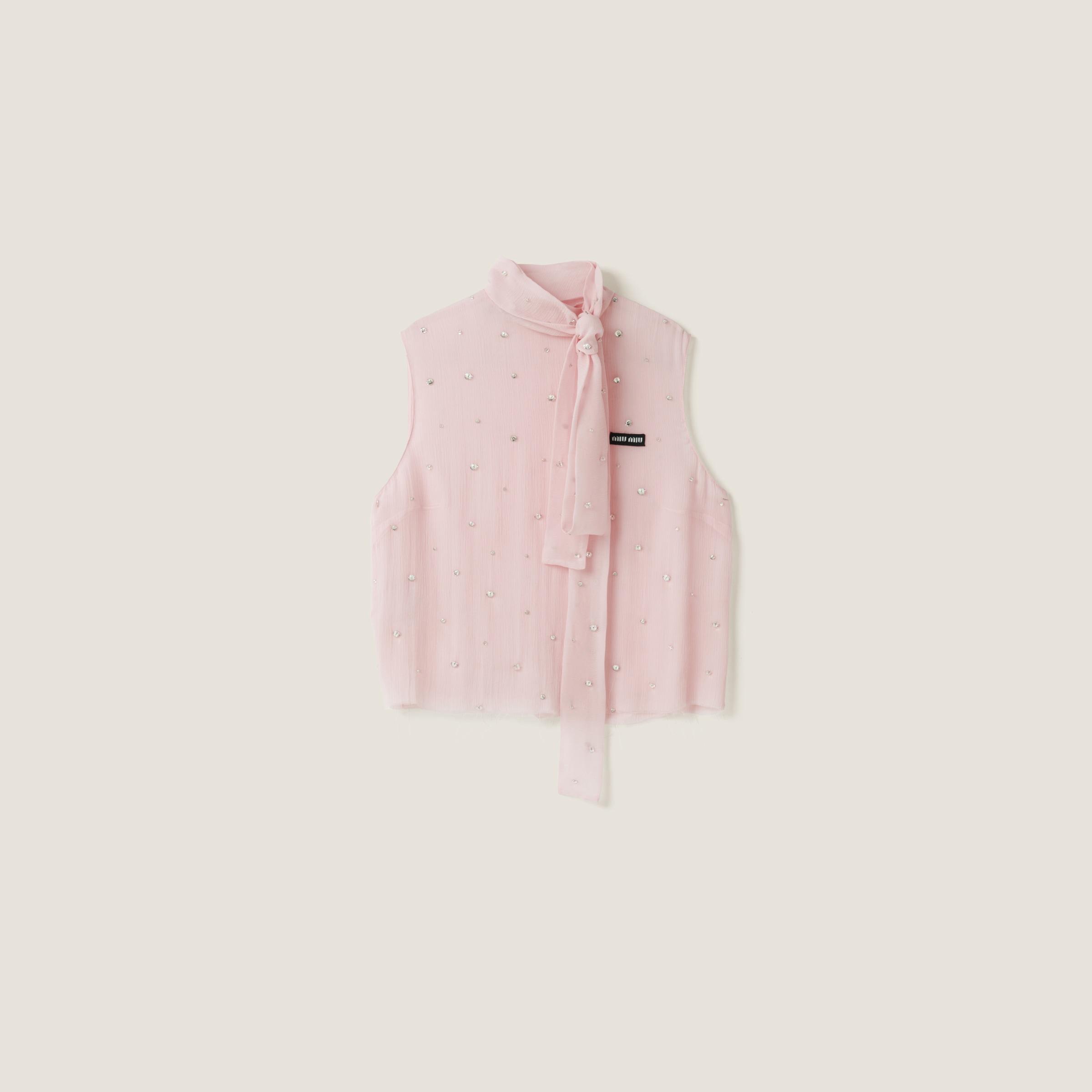 miu miu ストーン装飾 ピンク タンクトップ MIU MIU（タンクトップ）のフリマアイテム一覧