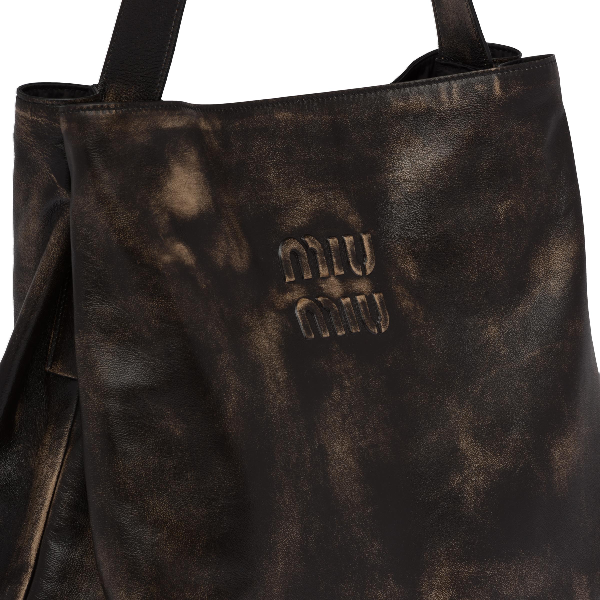 Discount Miu Miu Shoulder Bags - Nappa Leather Black